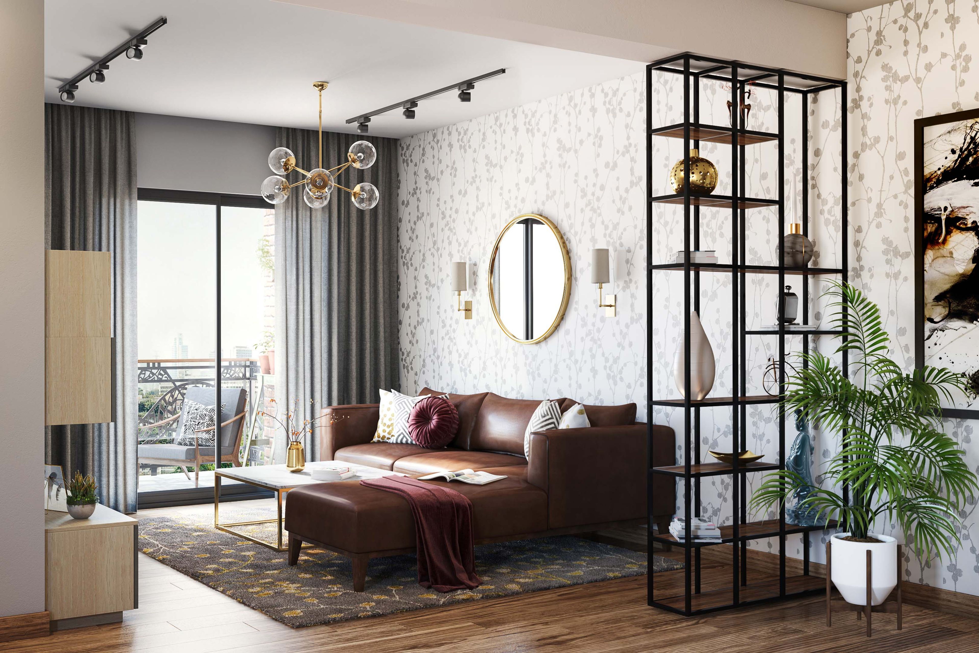 POP Modern Square Ceiling Design - Livspace