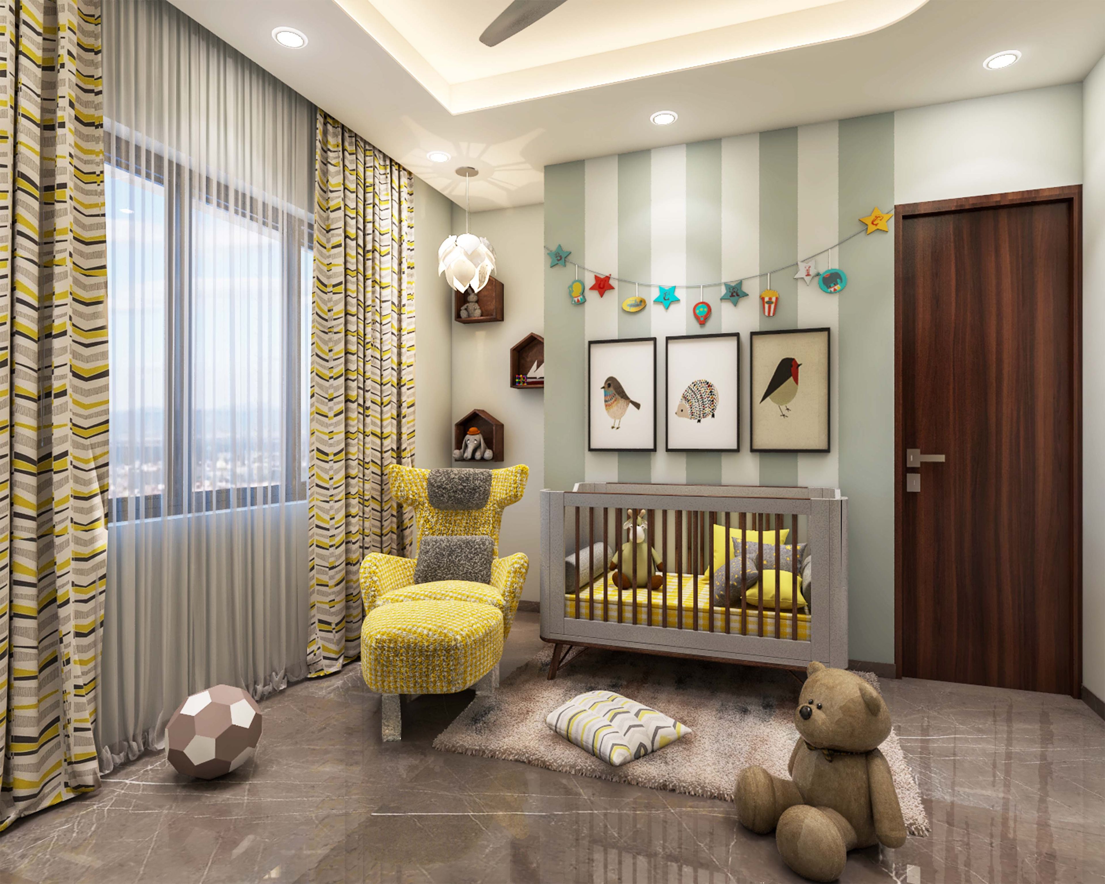 Modern Brown Marble Flooring Design With Rectangular Tiles