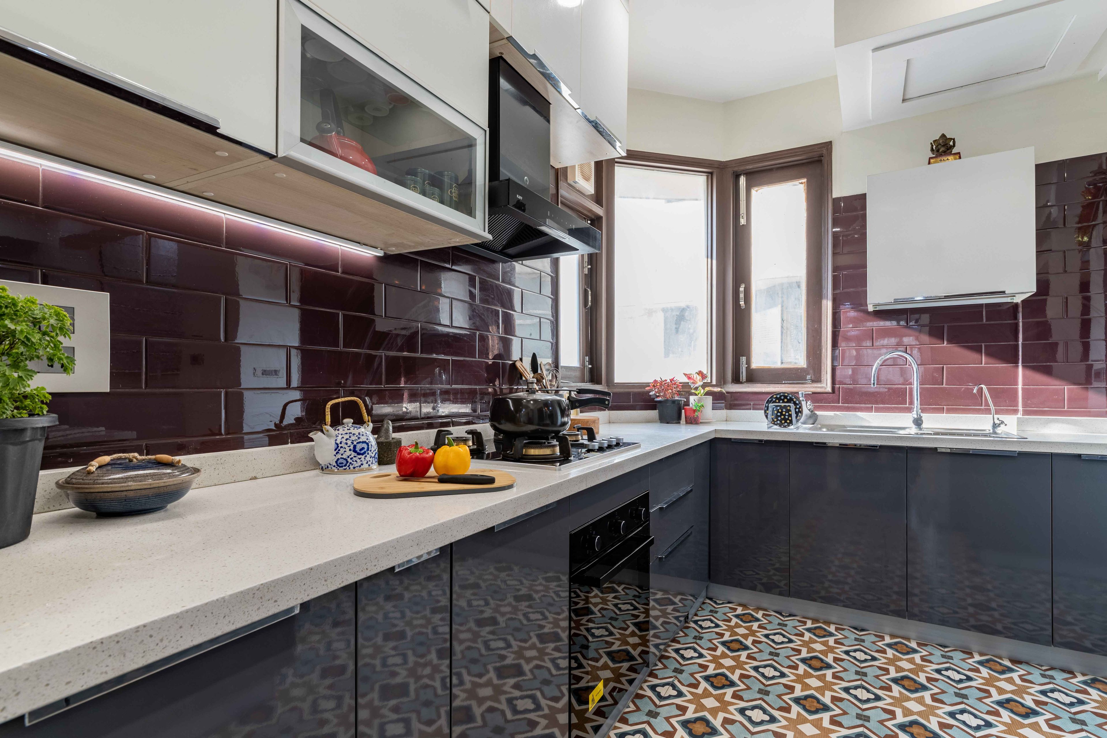 Contemporary 3-BHK Flat In Delhi