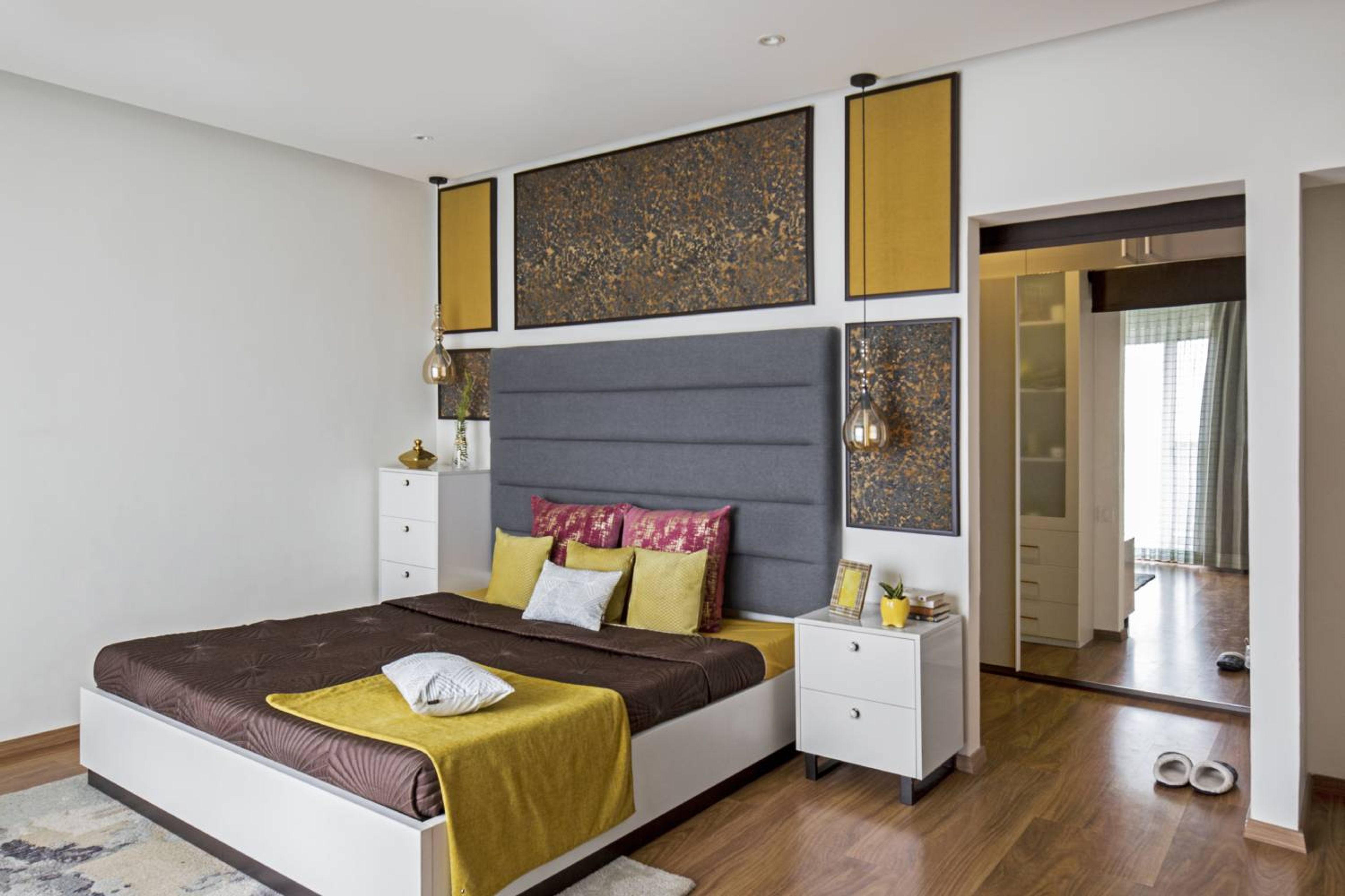 Master Bedroom Design with Walk-In Wardrobe