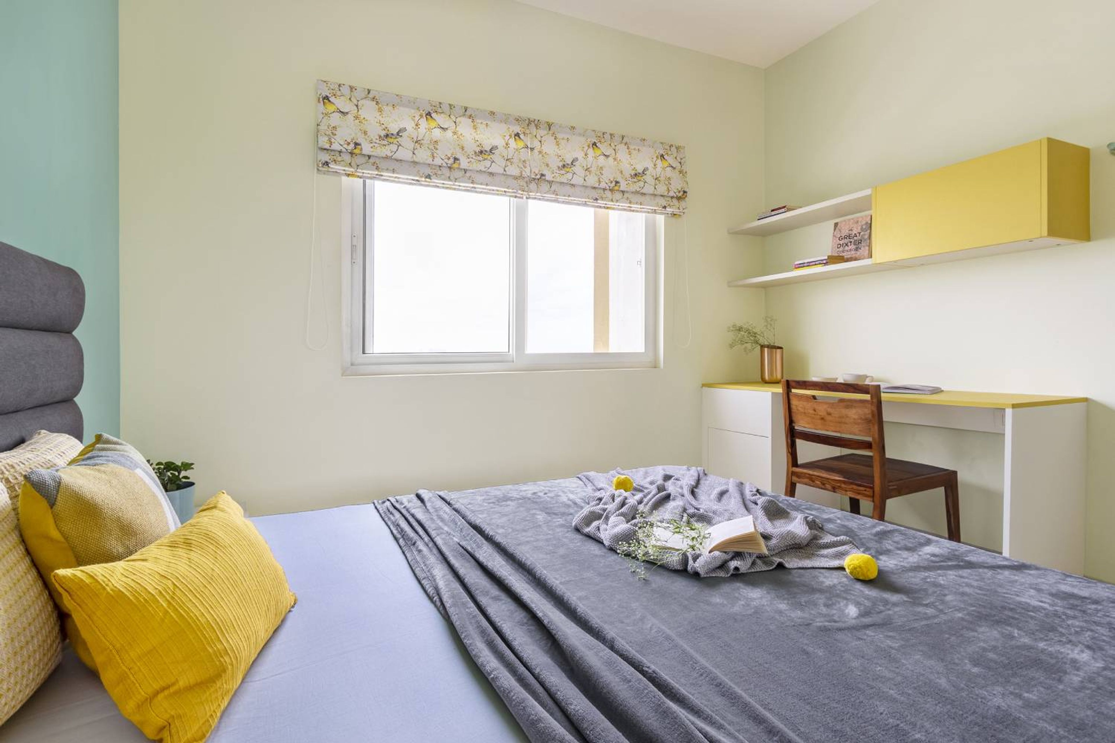 Guest Bedroom Design with Study Space