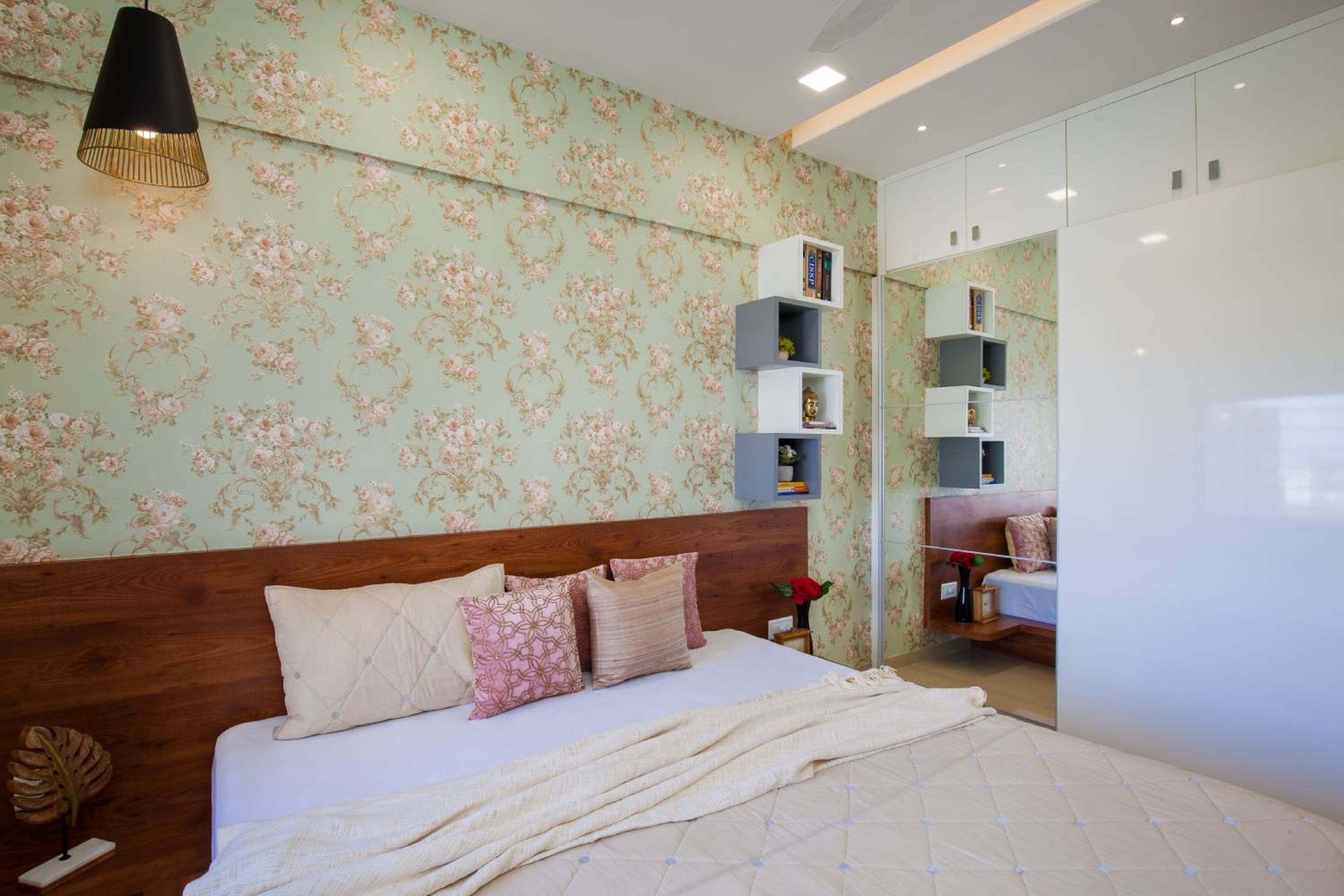 Master Bedroom Design with 2-Door Sliding wardrobe