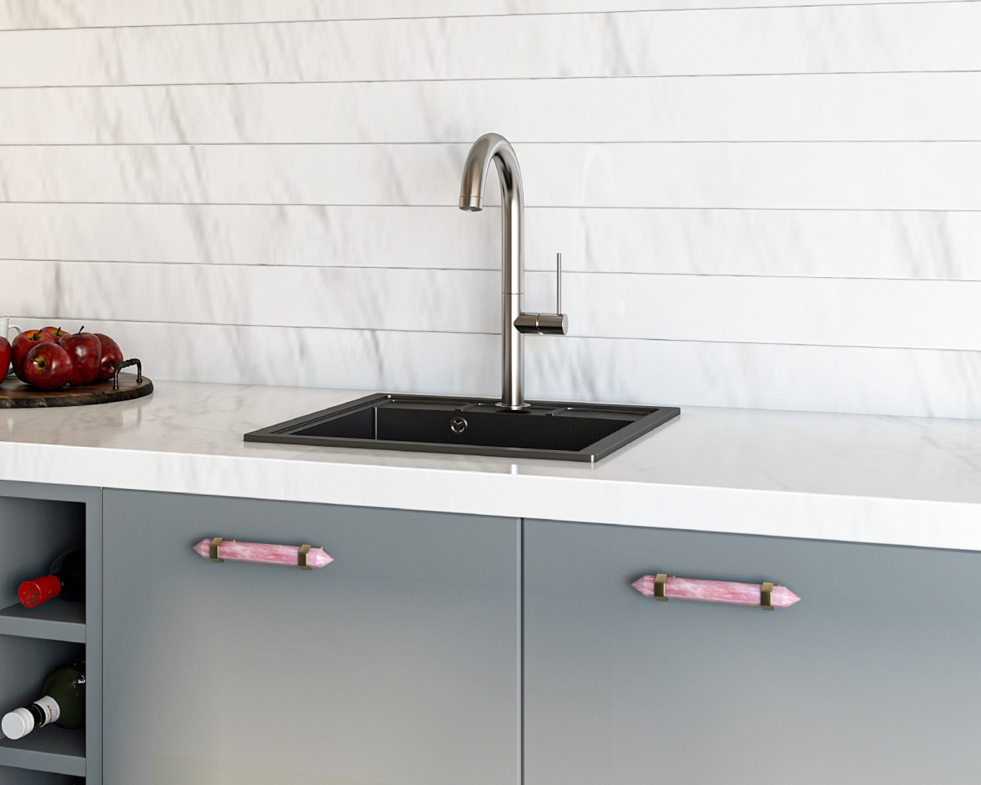 Sleek Black Quartz Single Bowl Top Mount Kitchen Sink Design