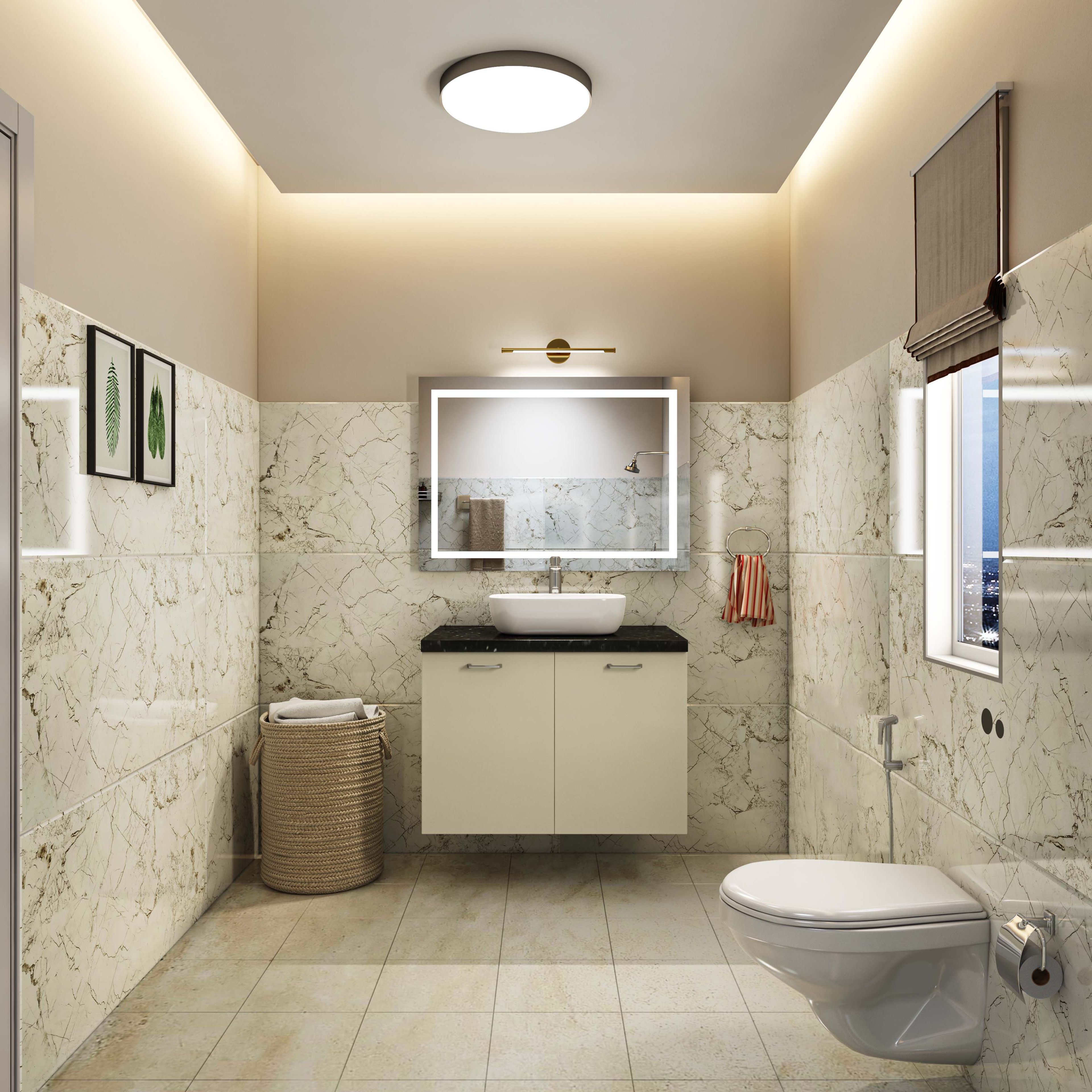 Stylish and Functional Modern Bathroom Design With Vanity