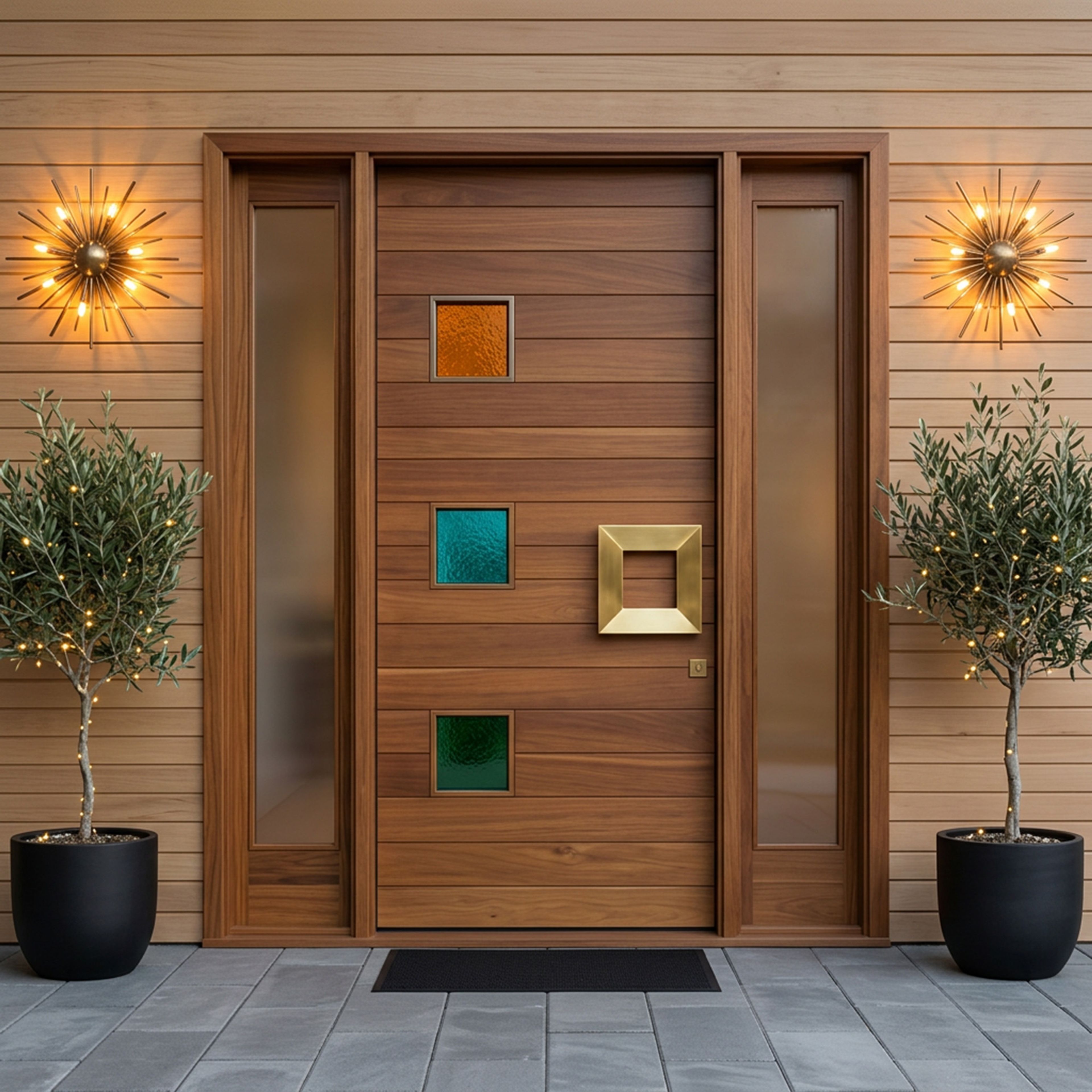 Contemporary Door Design with Swing Single Main Entrance Semi Glossy Finish