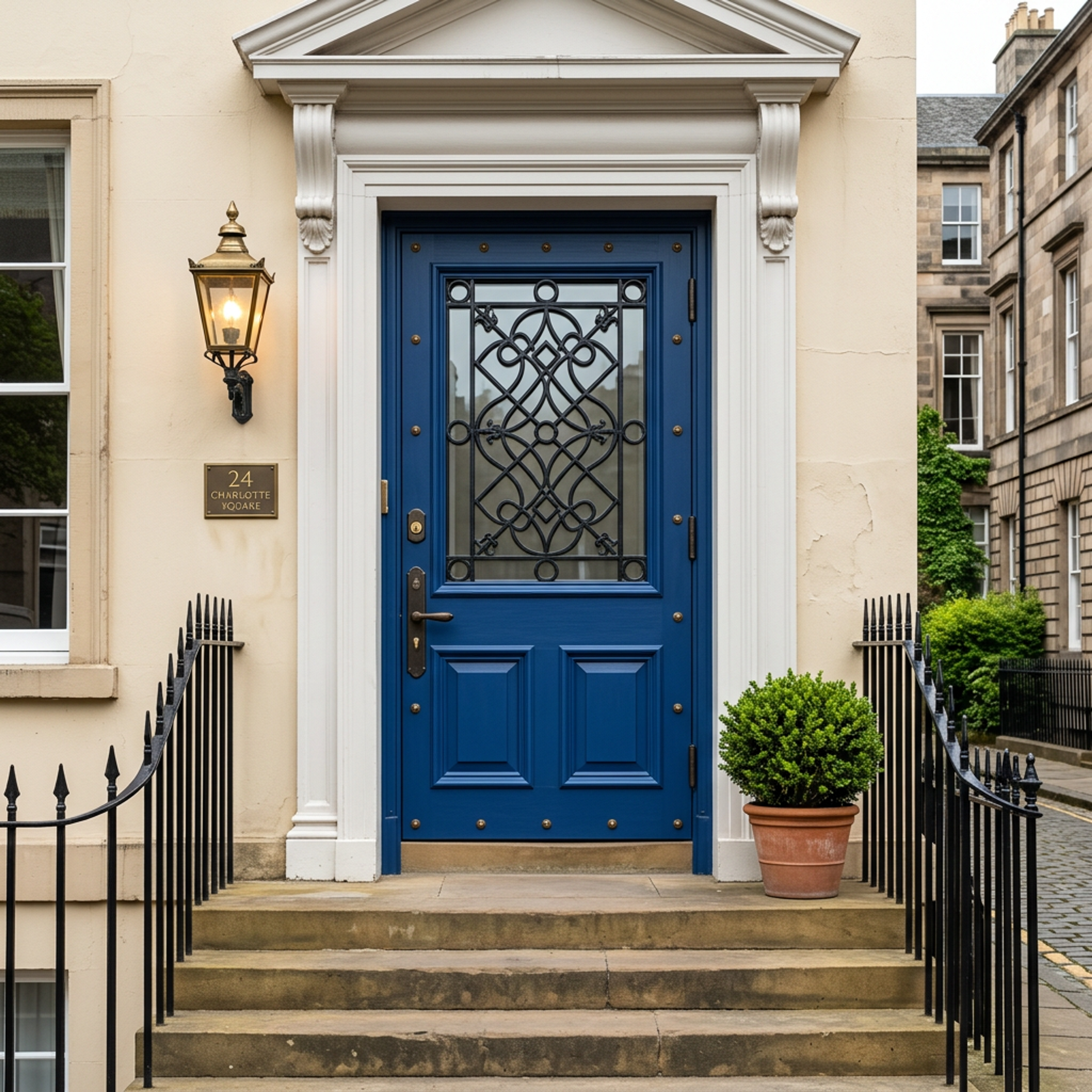 Classic Matte Finish Swing Single Door Design for Entrance Doors