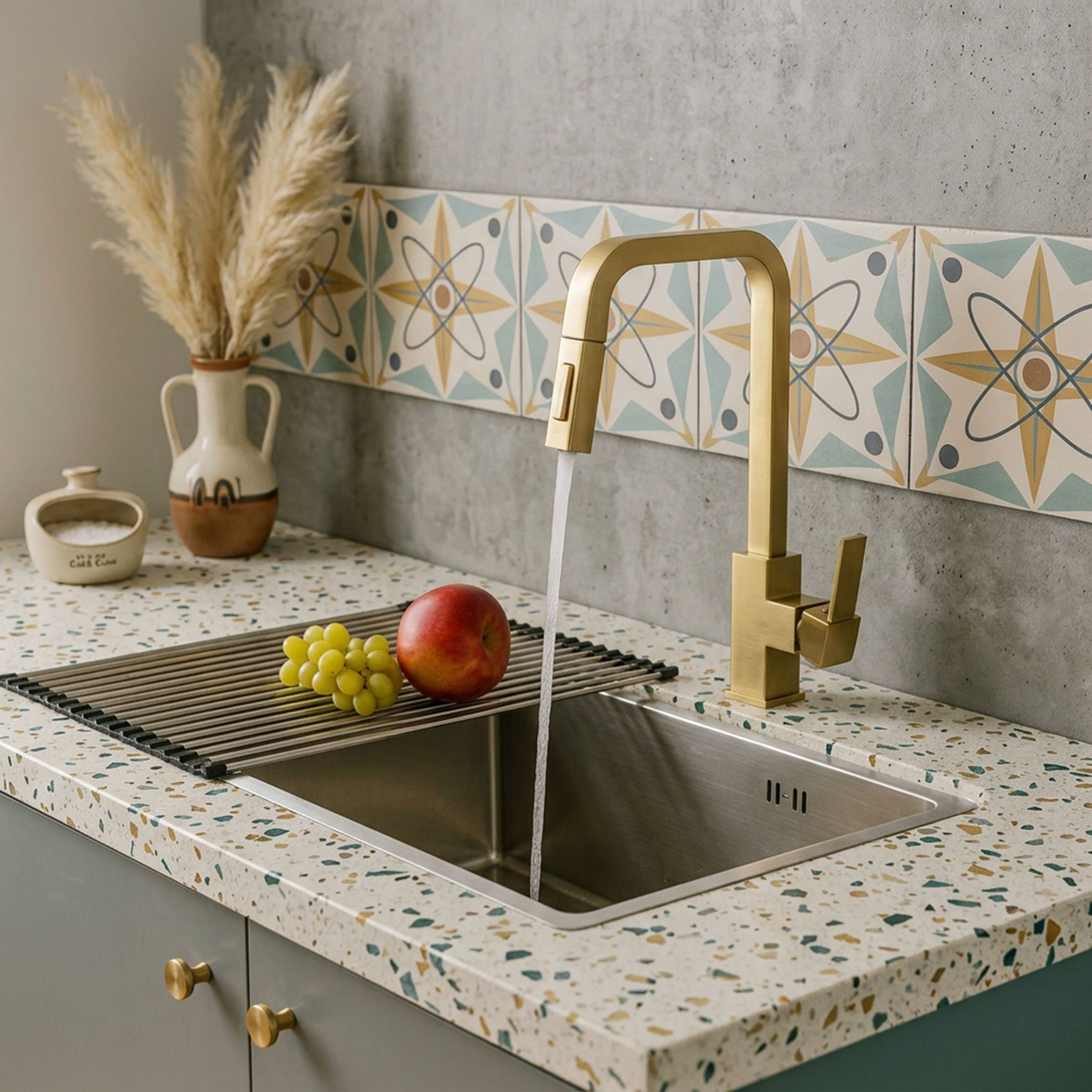 Stainless Steel Kitchen Sink Design with Undermount Single Bowl Layout