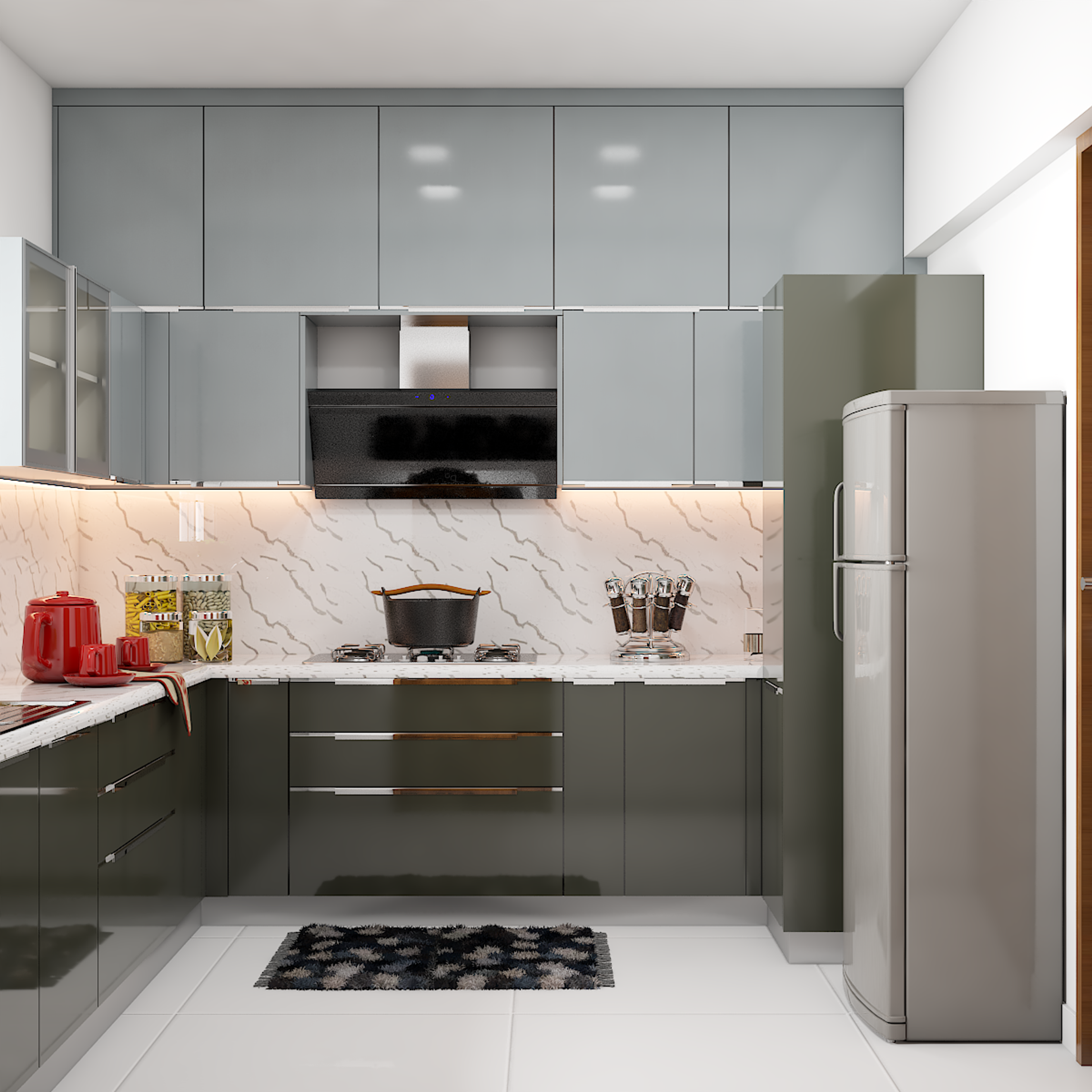 Premium White Kitchen