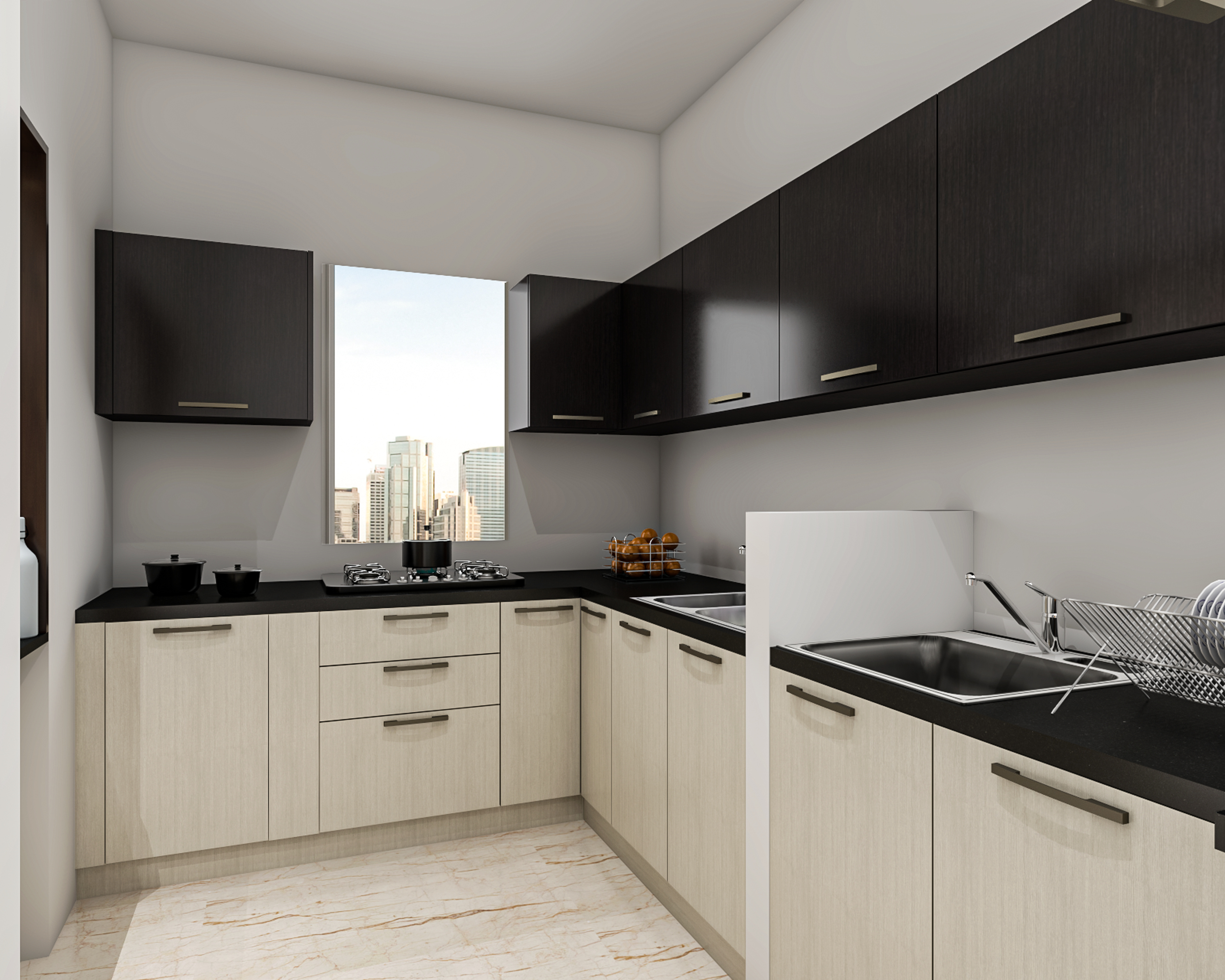 Modern Theme Budget Kitchen