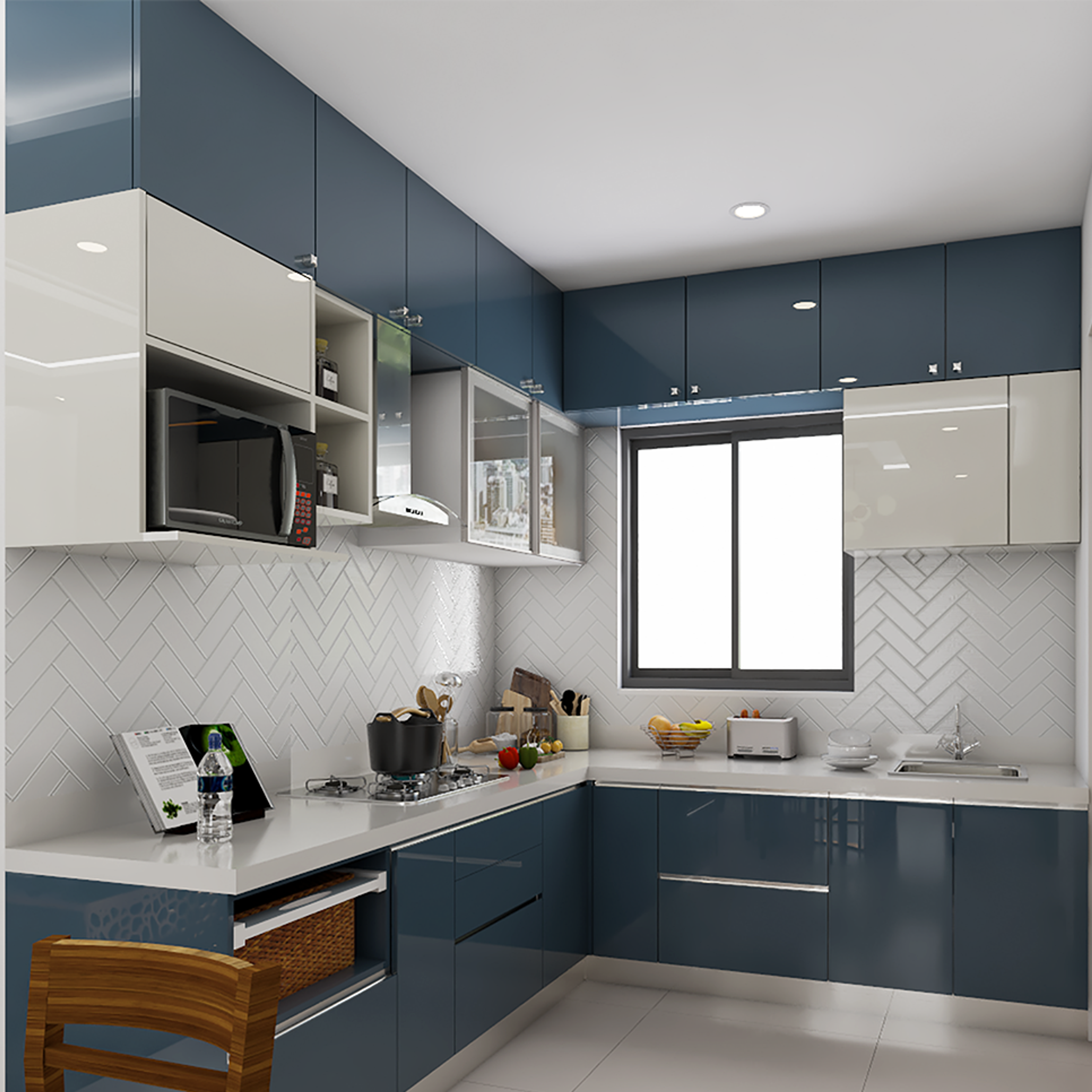 Contemporary Theme Premium Kitchen