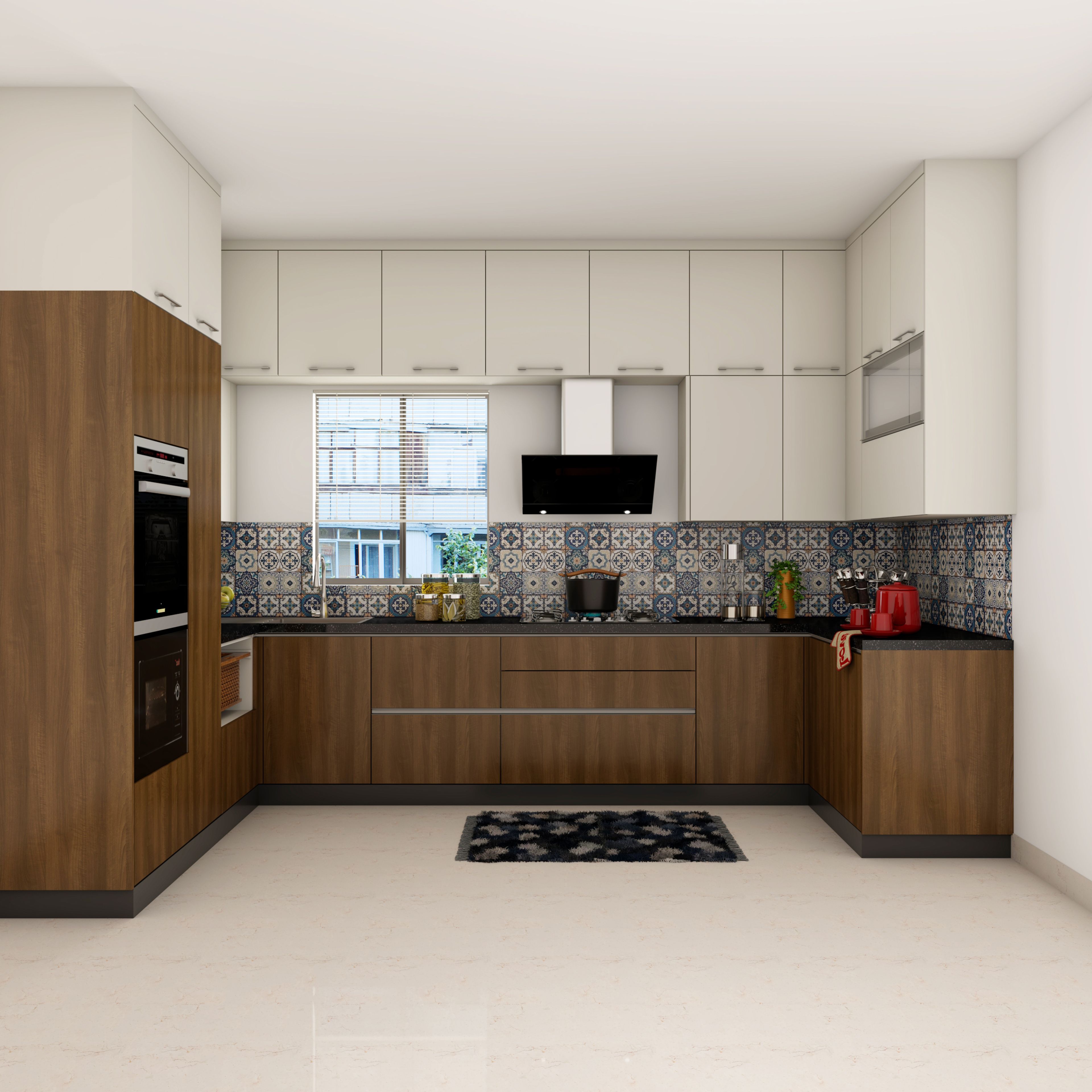 Spacious Contemporary Modular Kitchen