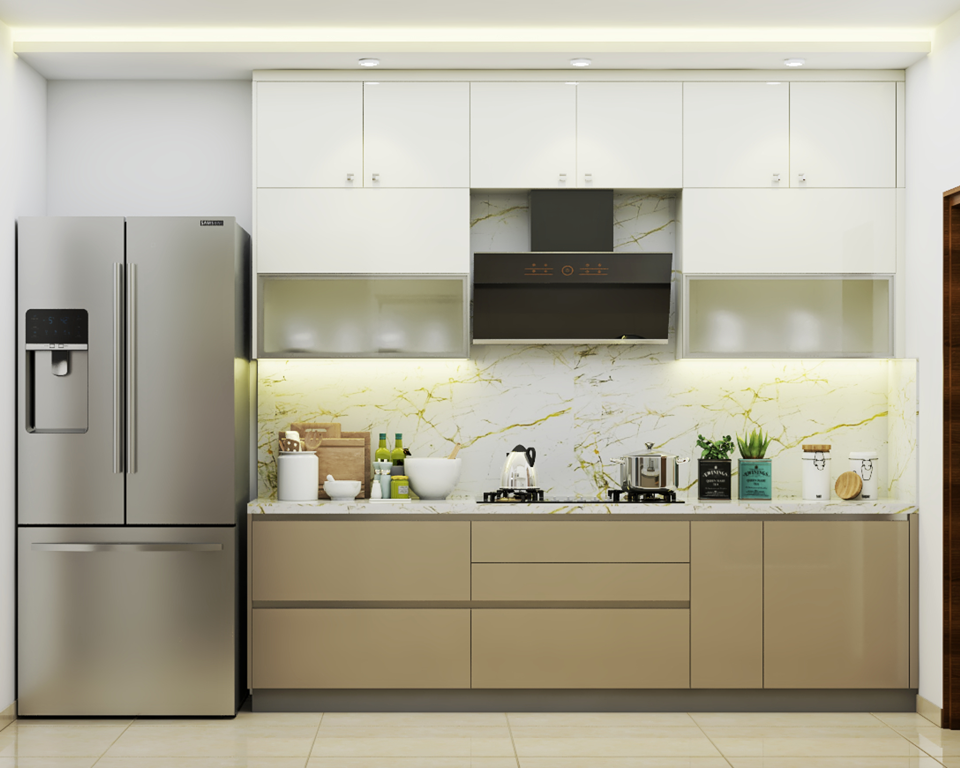 Modern Style Budget Modular Kitchen