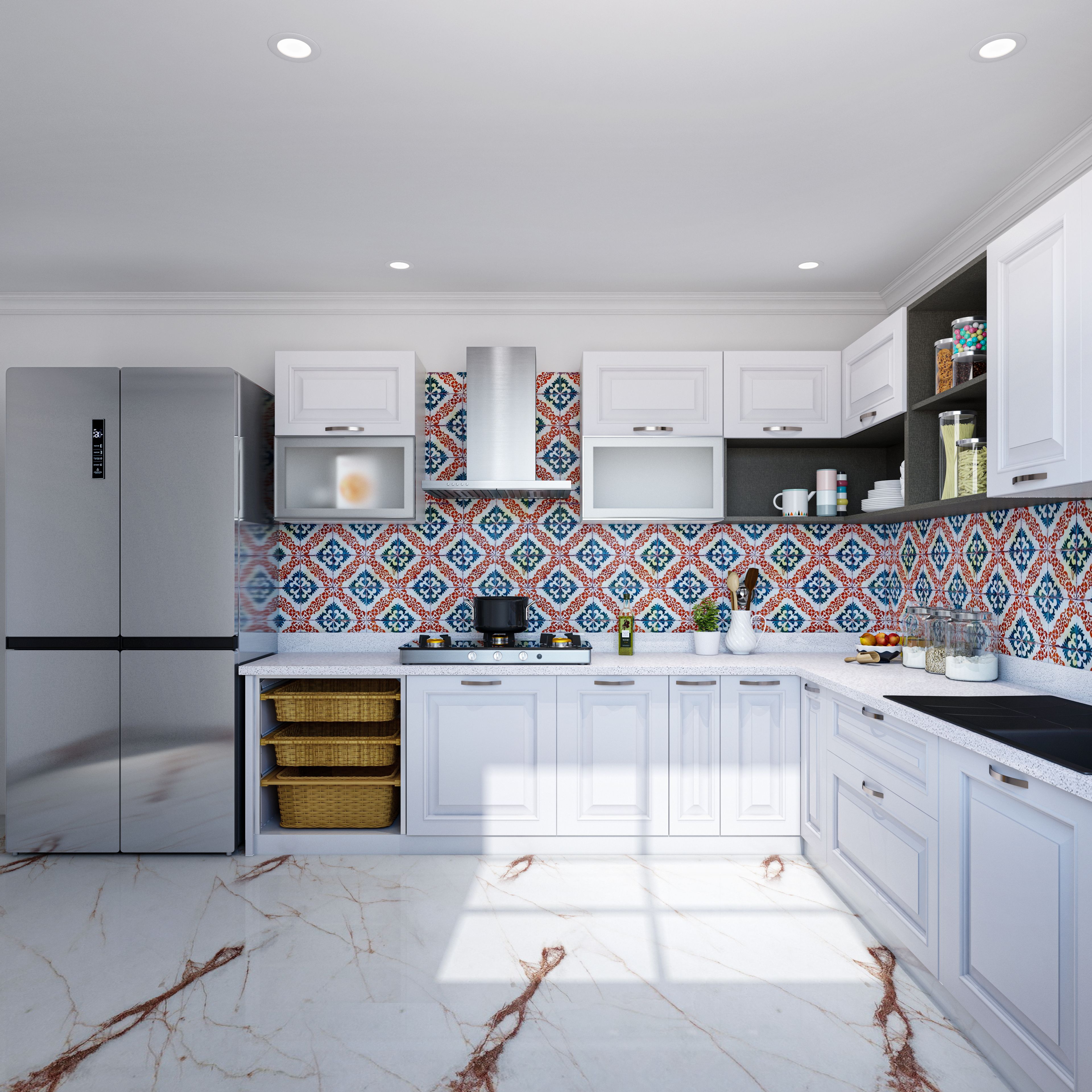 Modern Themed Budget Modular Kitchen