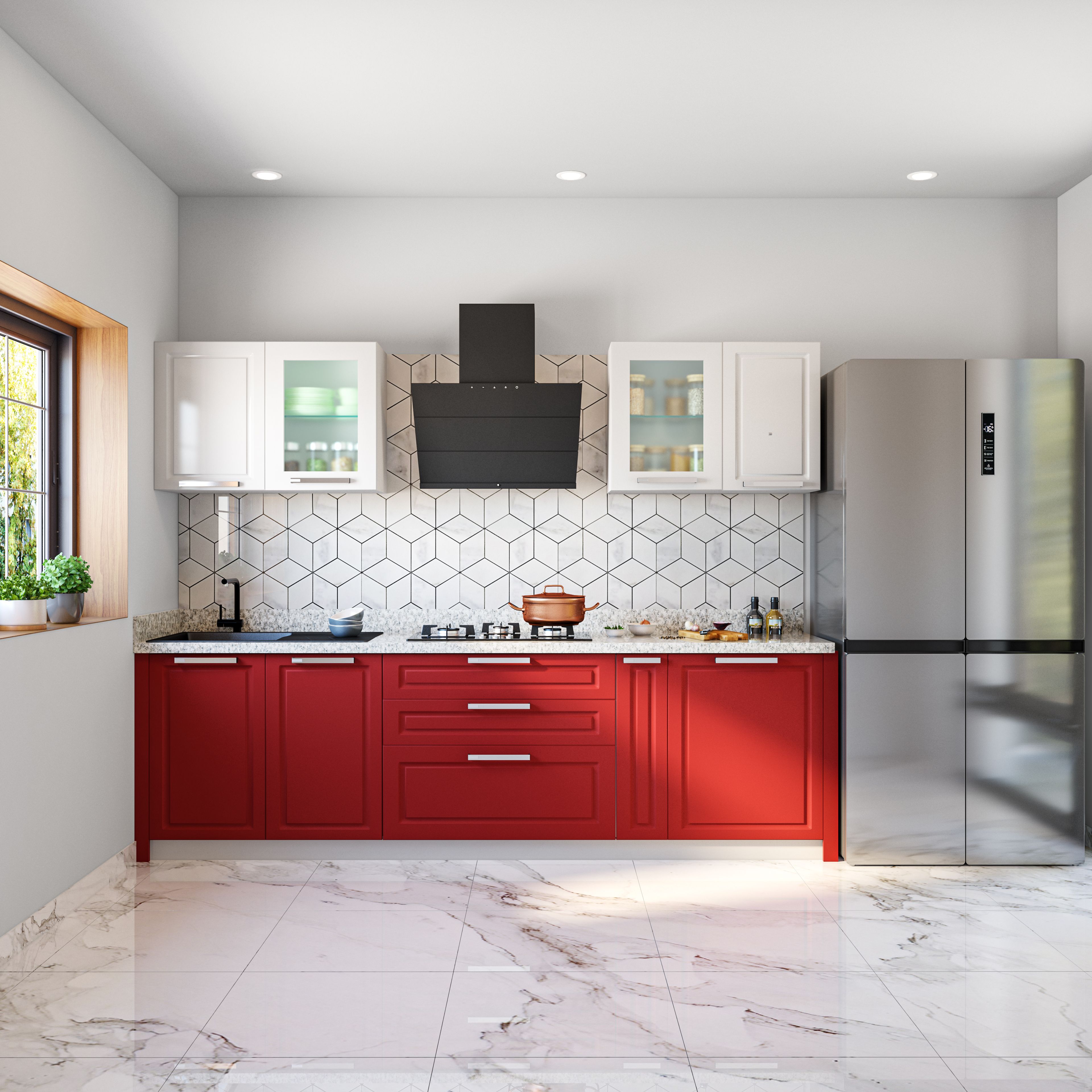 Spacious Budget-Friendly Modular Kitchen