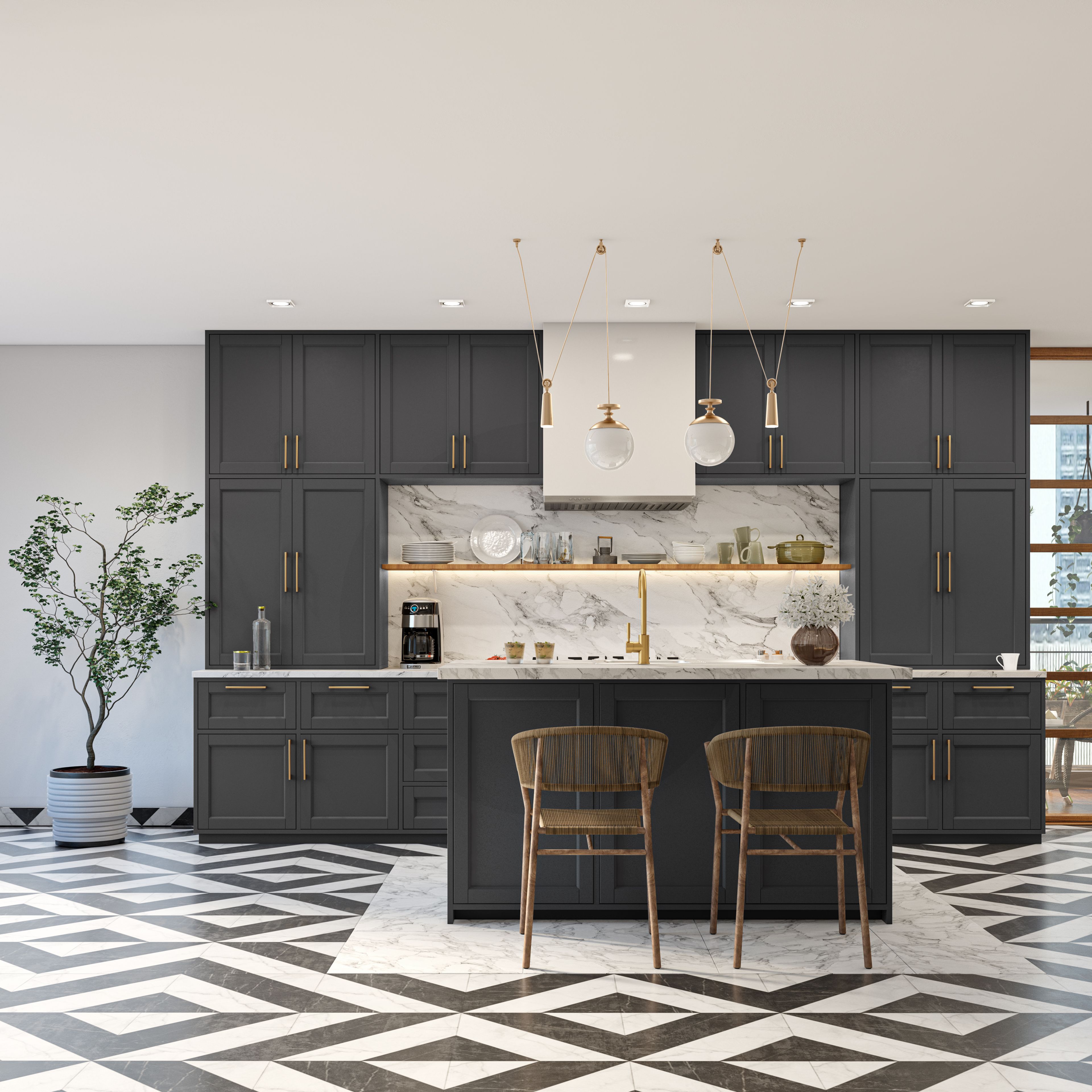 Spacious Budget-Friendly Modular Kitchen