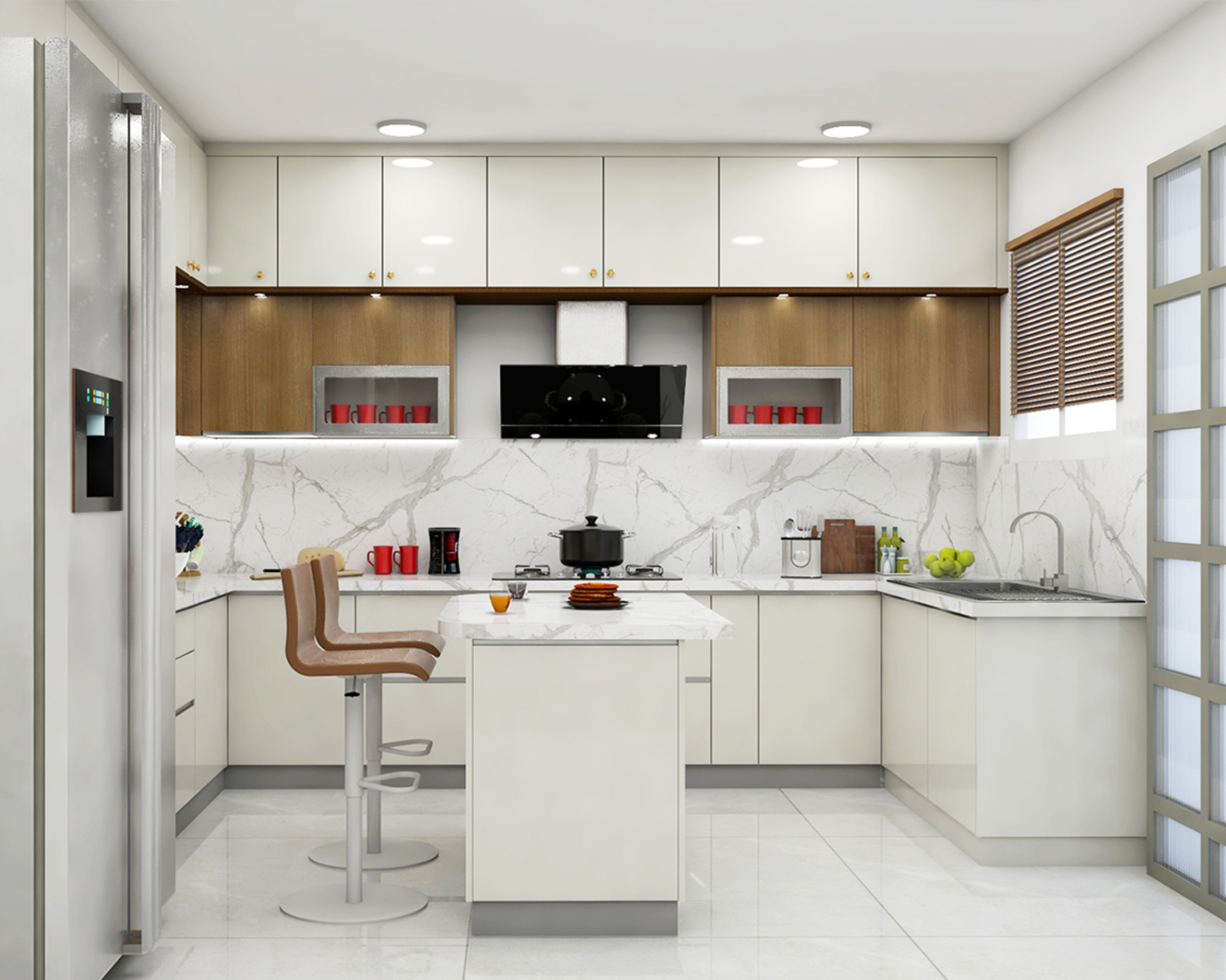 Modern Themed Premium Modular Kitchen Design