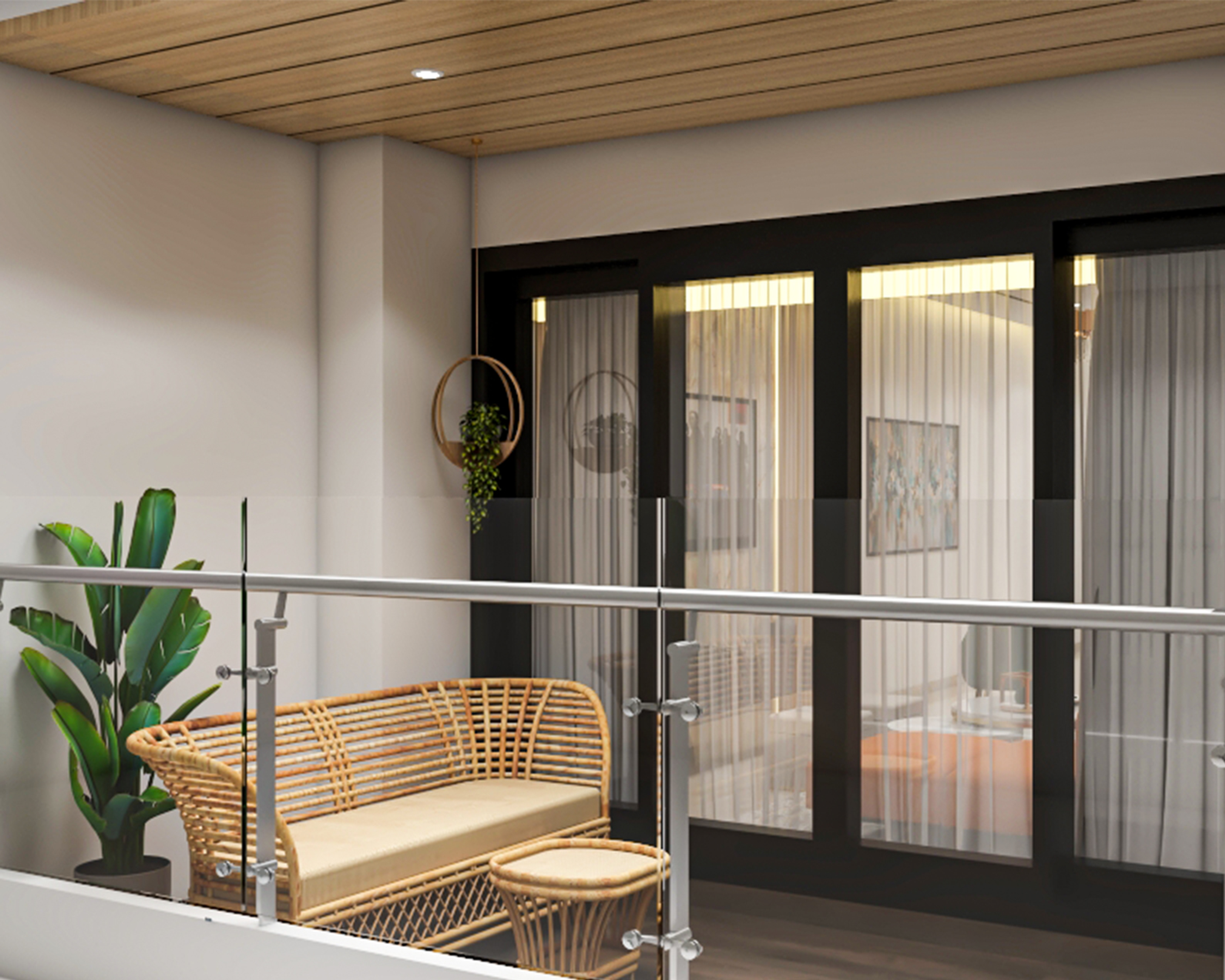 Spacious Balcony Design