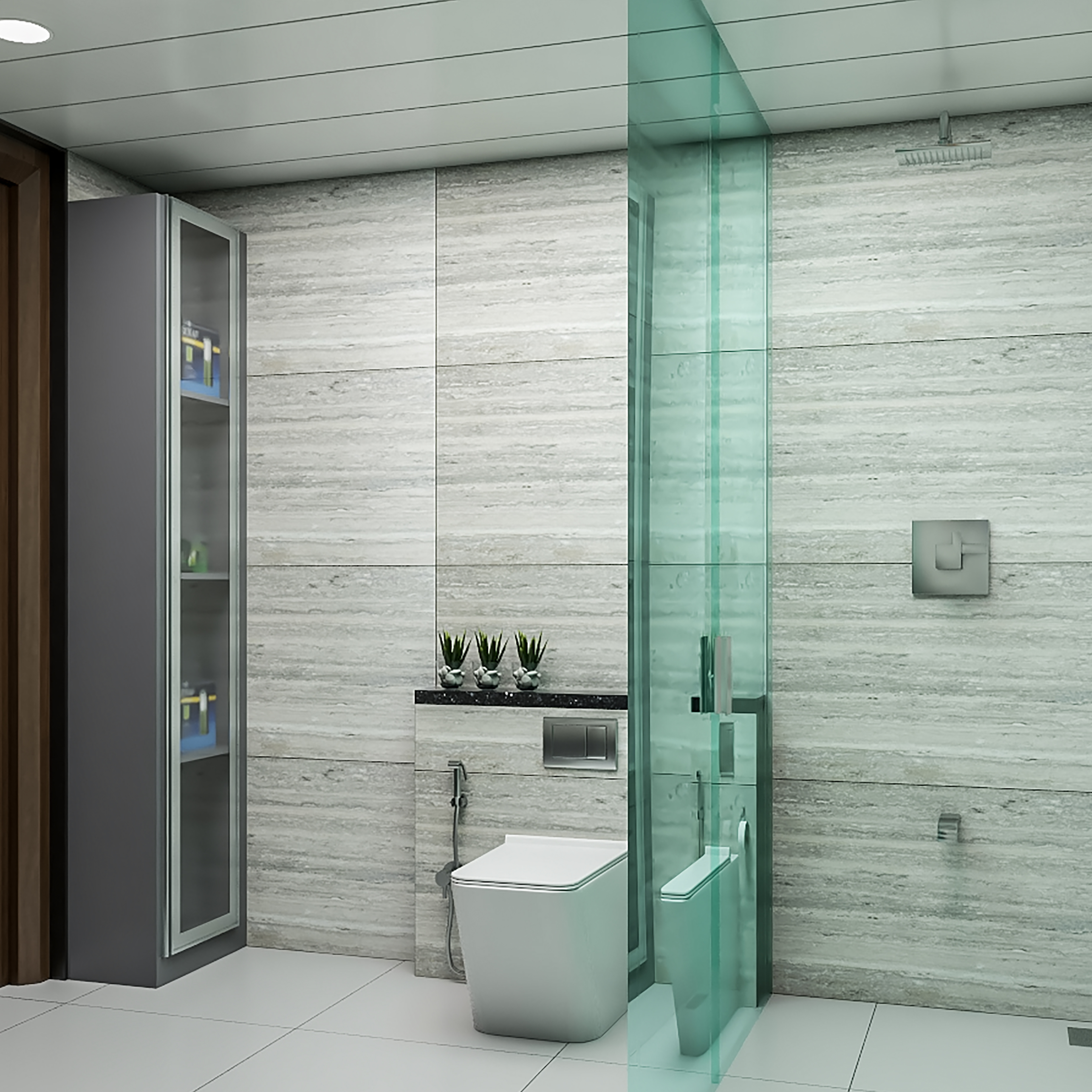 Easy To Maintain Bathroom Interior Ideas