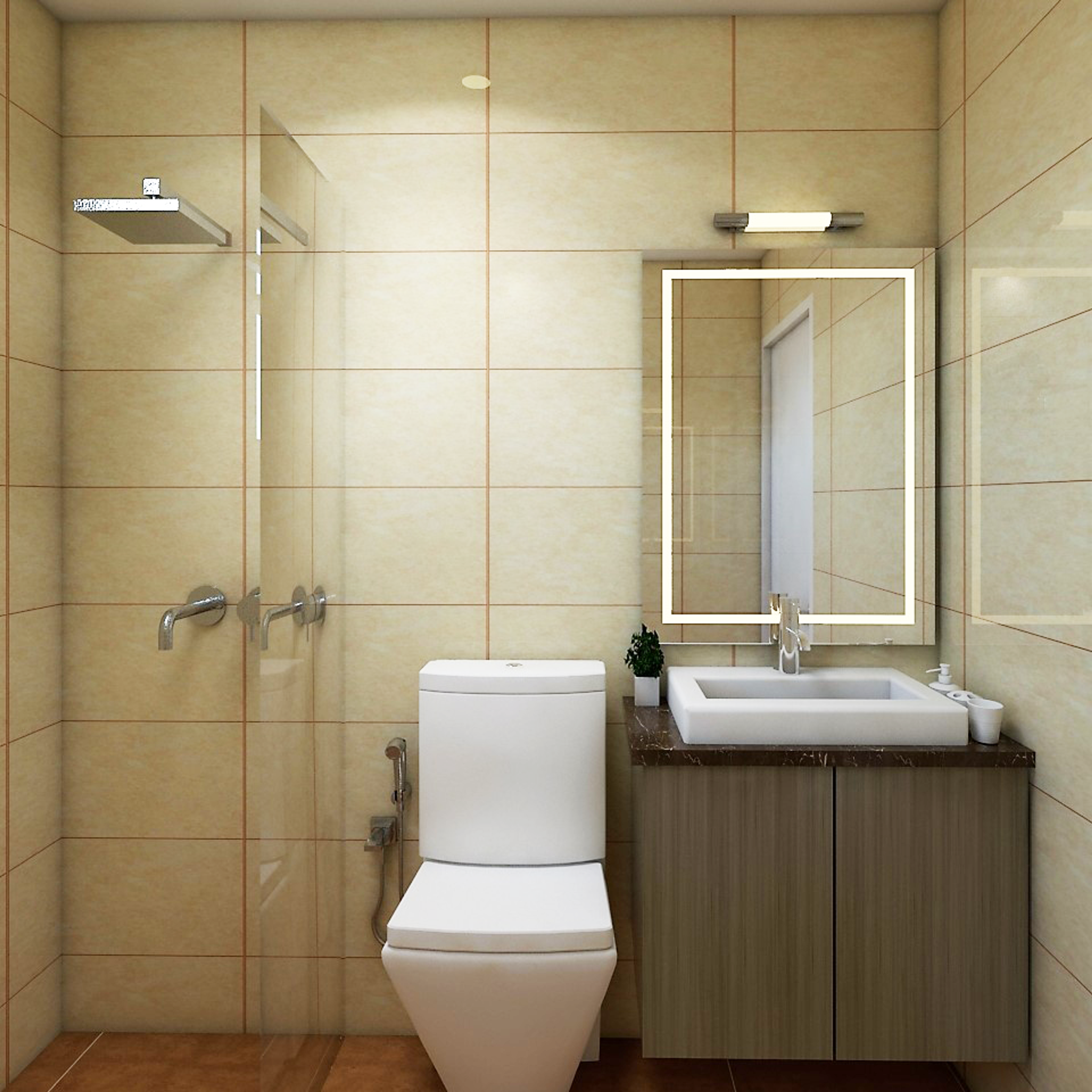 Easy To Maintain Bathroom Design