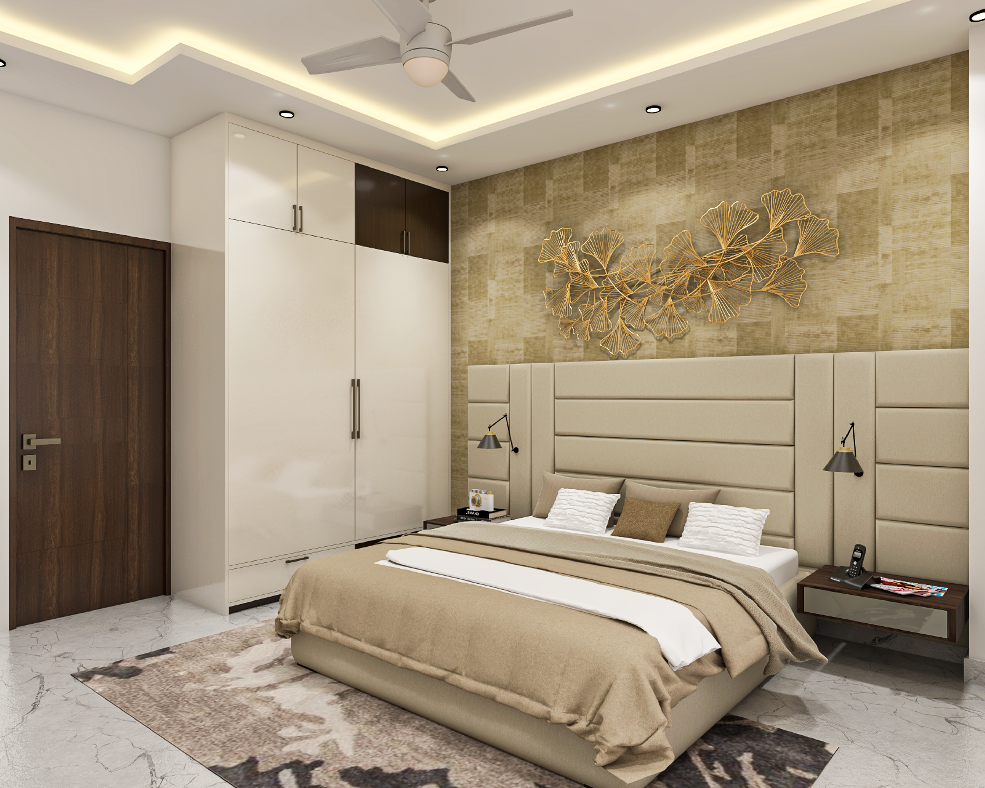 Modern Spacious Master Bedroom
