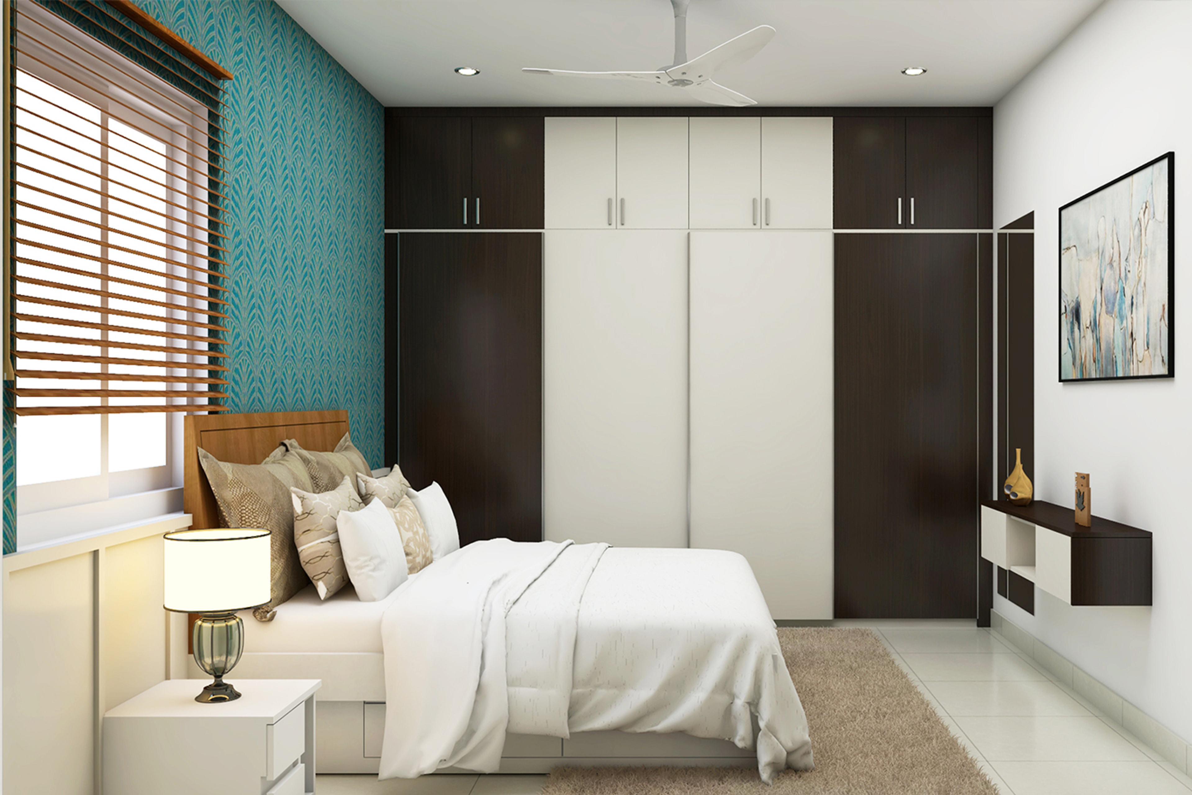 Spacious Modern Style Master Bedroom