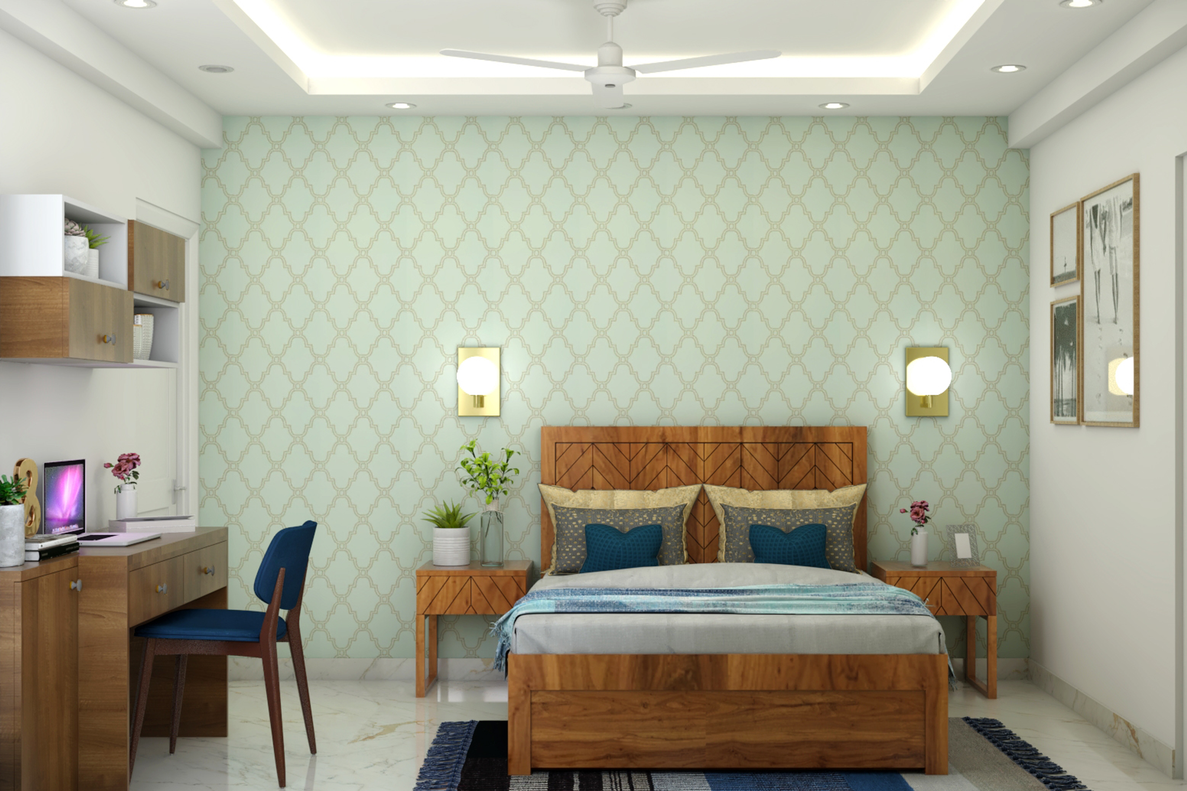 Modern Style Spacious Bedroom