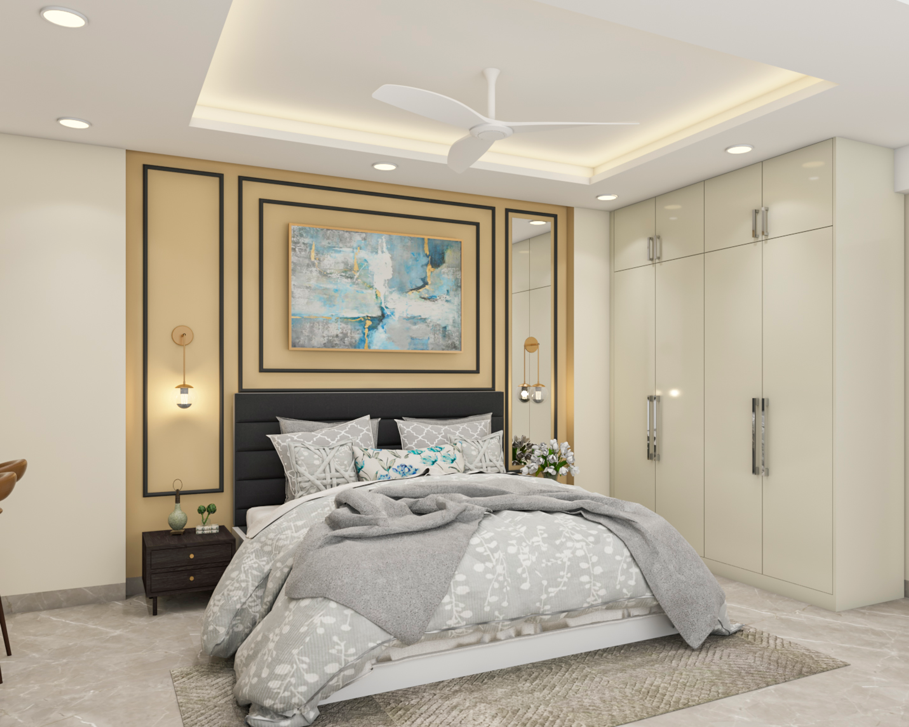 Modern Style Convenient Spacious Master Bedroom