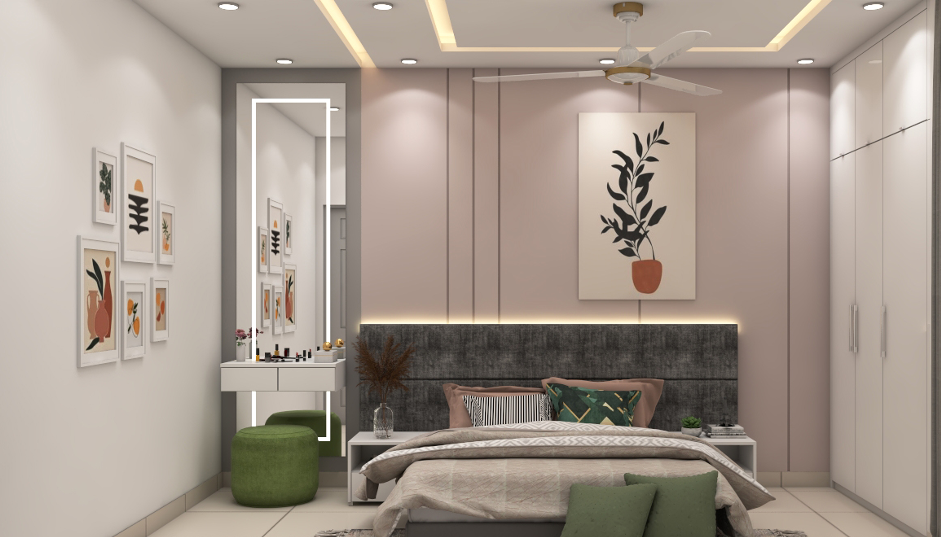 Modern Spacious Master Bedroom