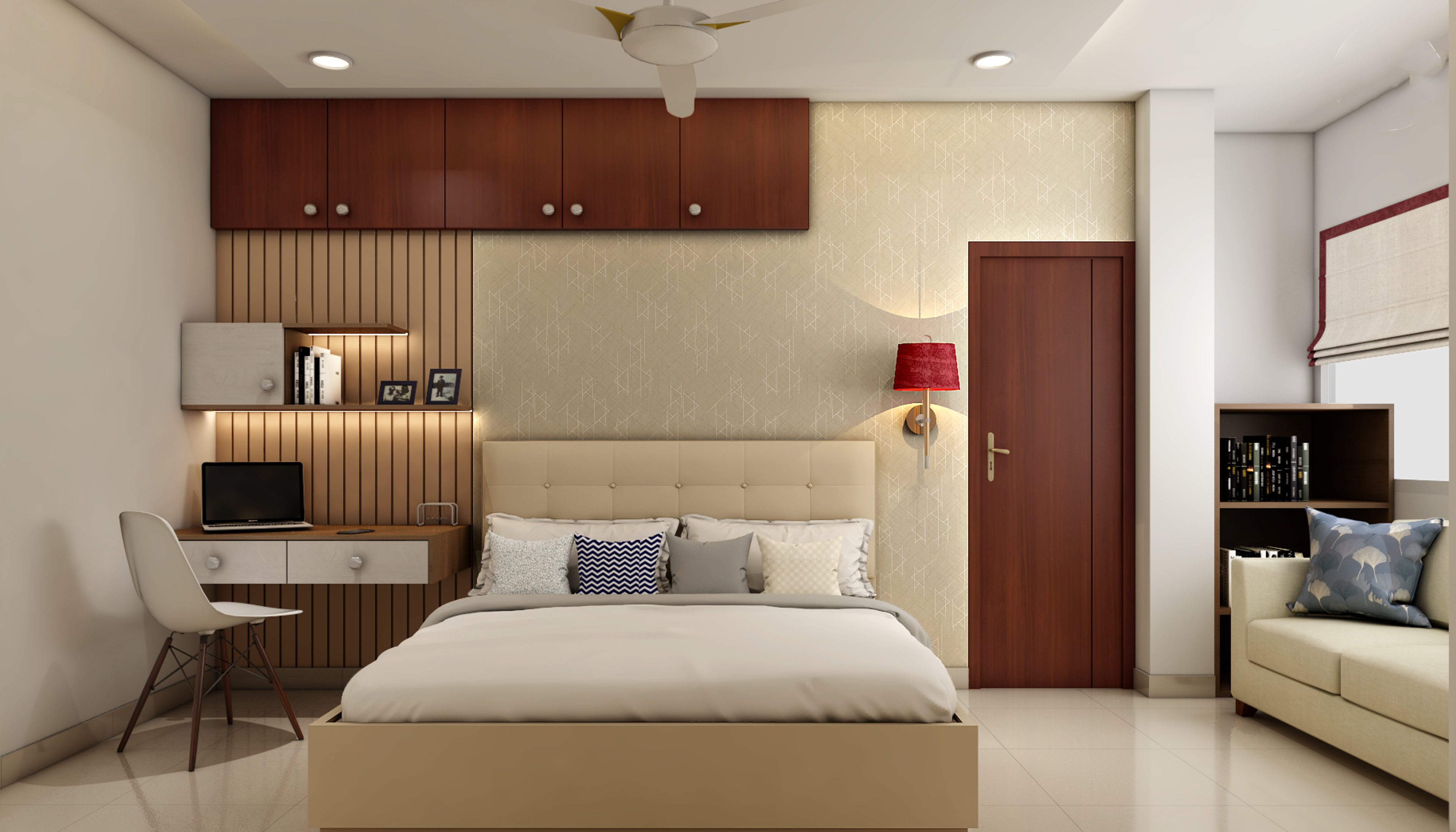 Modern Style Spacious Bedroom