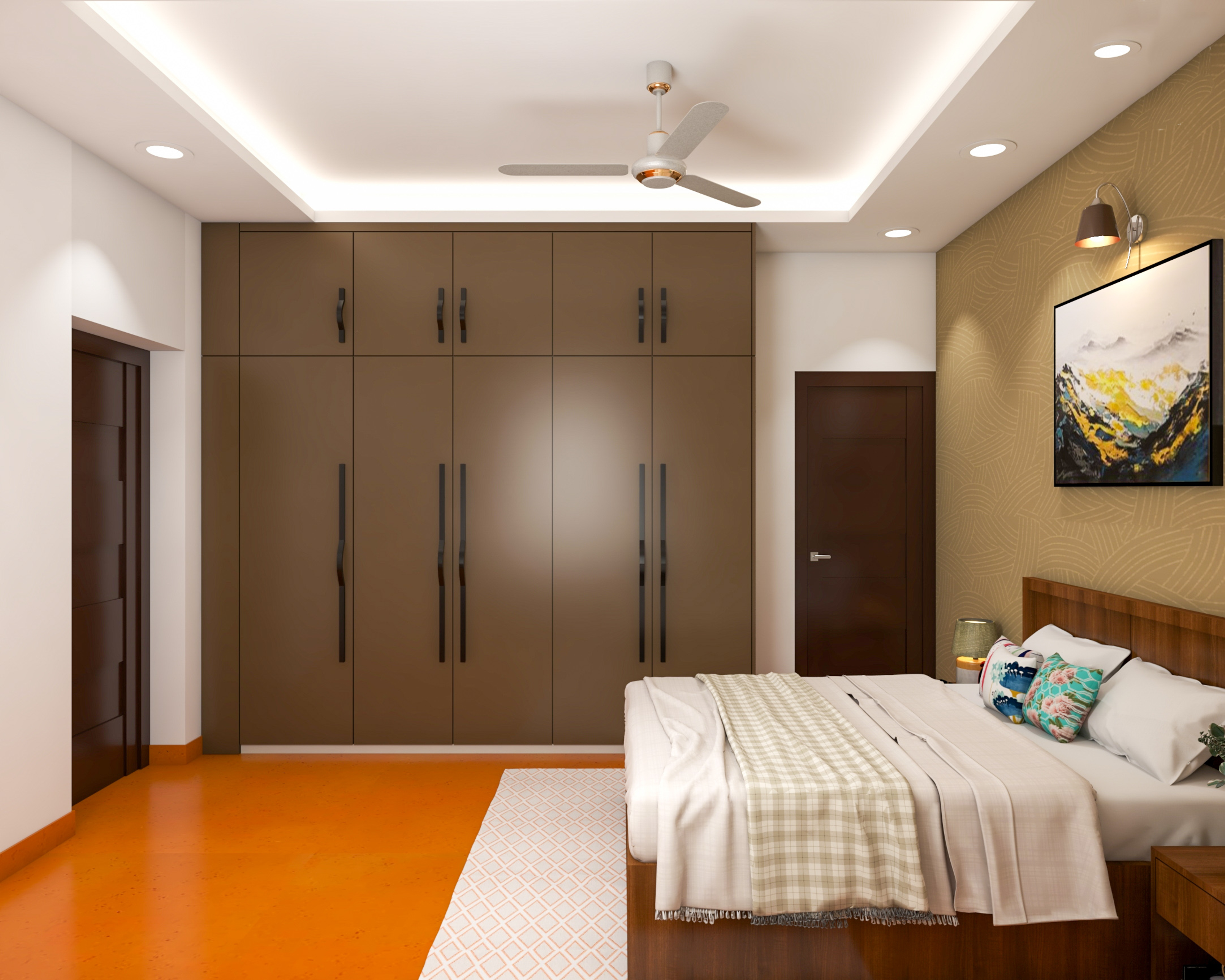 Traditional Style Spacious Master Bedroom