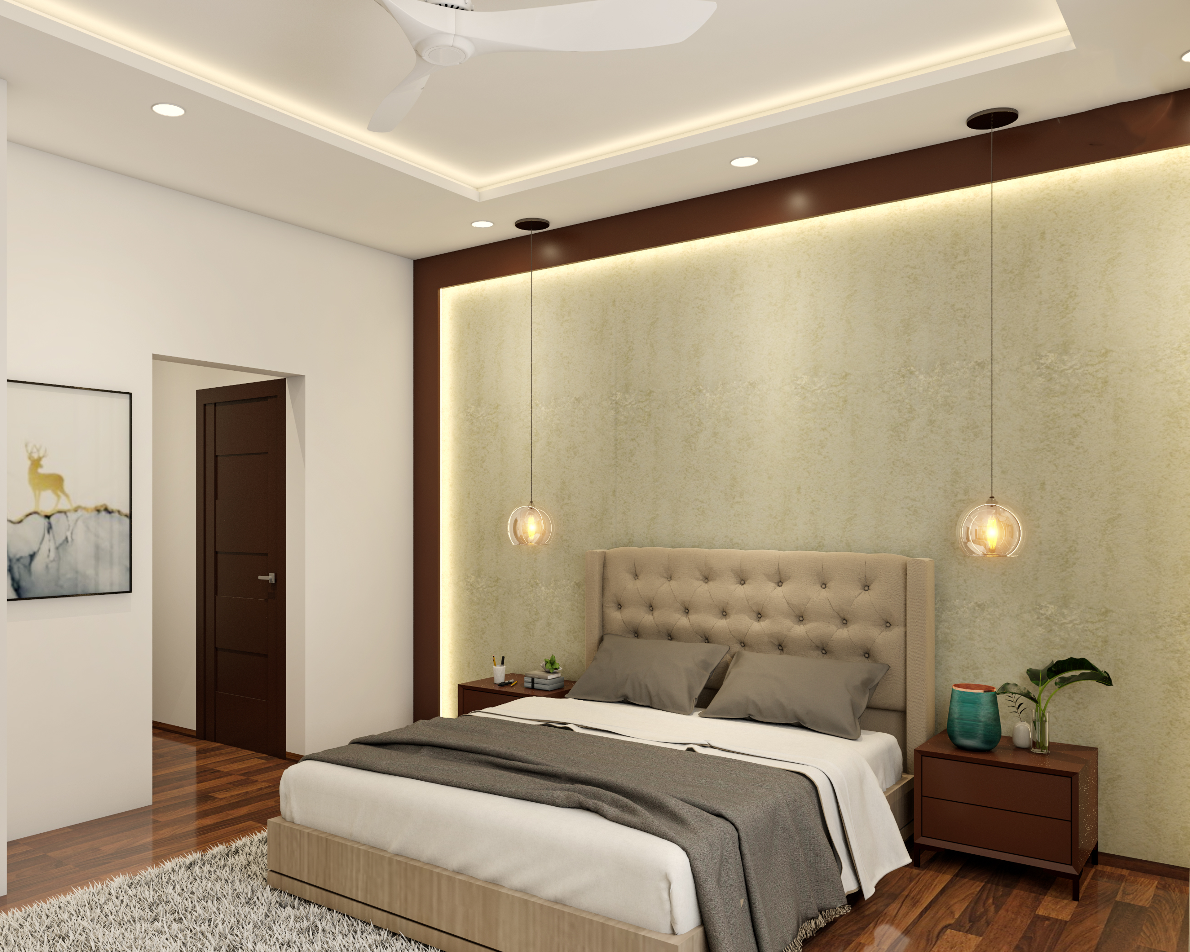 Classic Master Bedroom Design - Livspace