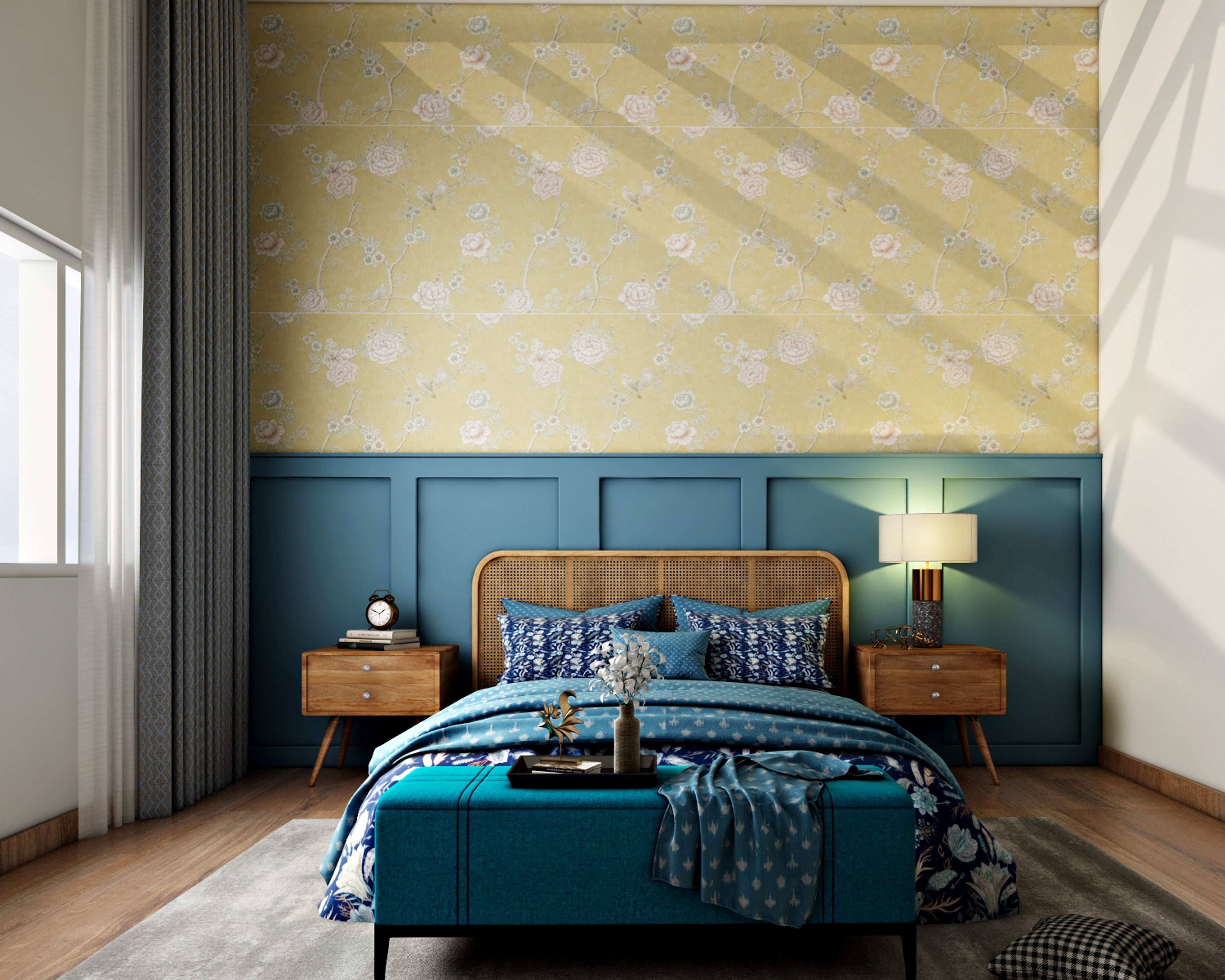 Contemporary Style Spacious Master Bedroom