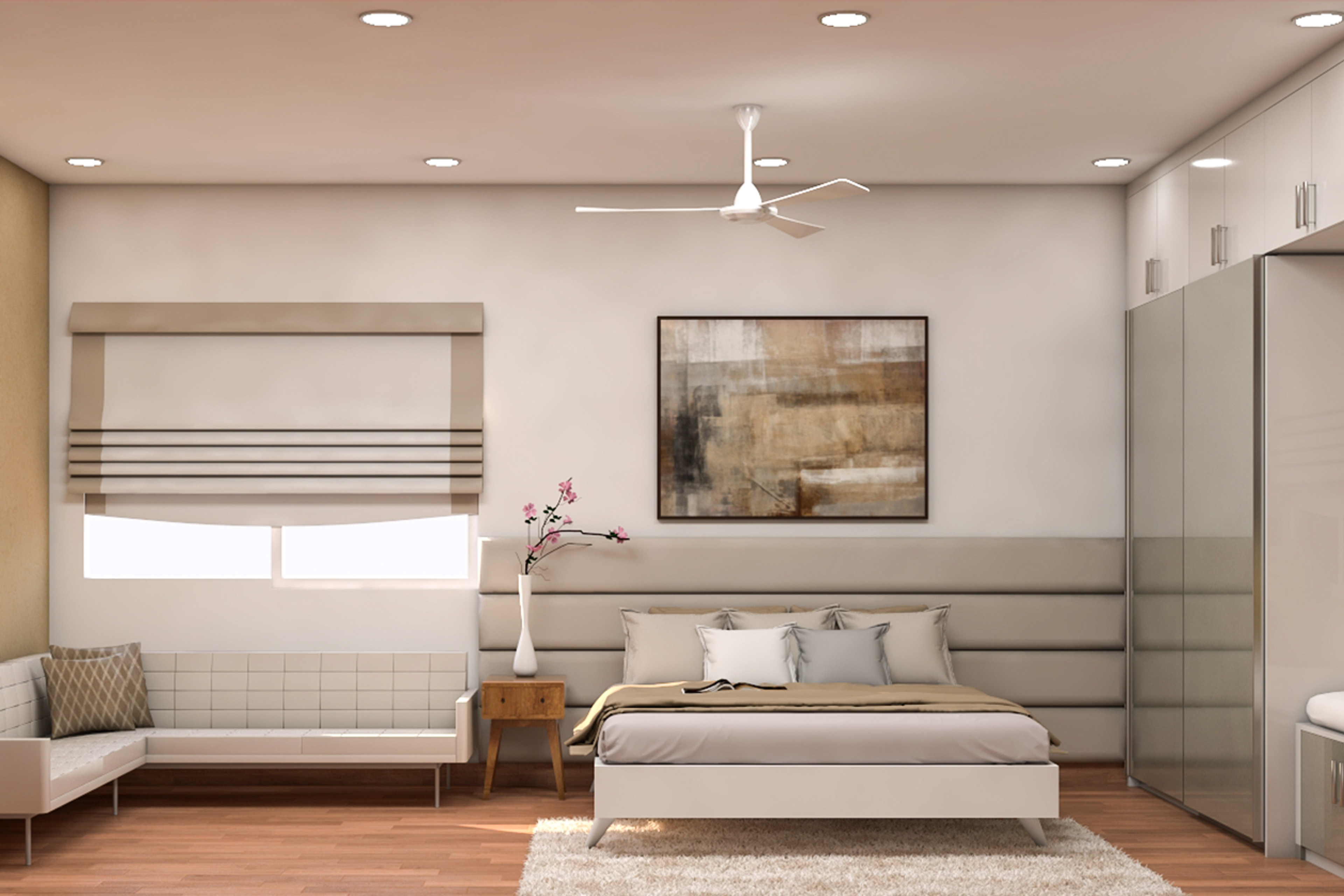 Modern Style Spacious Master Bedroom