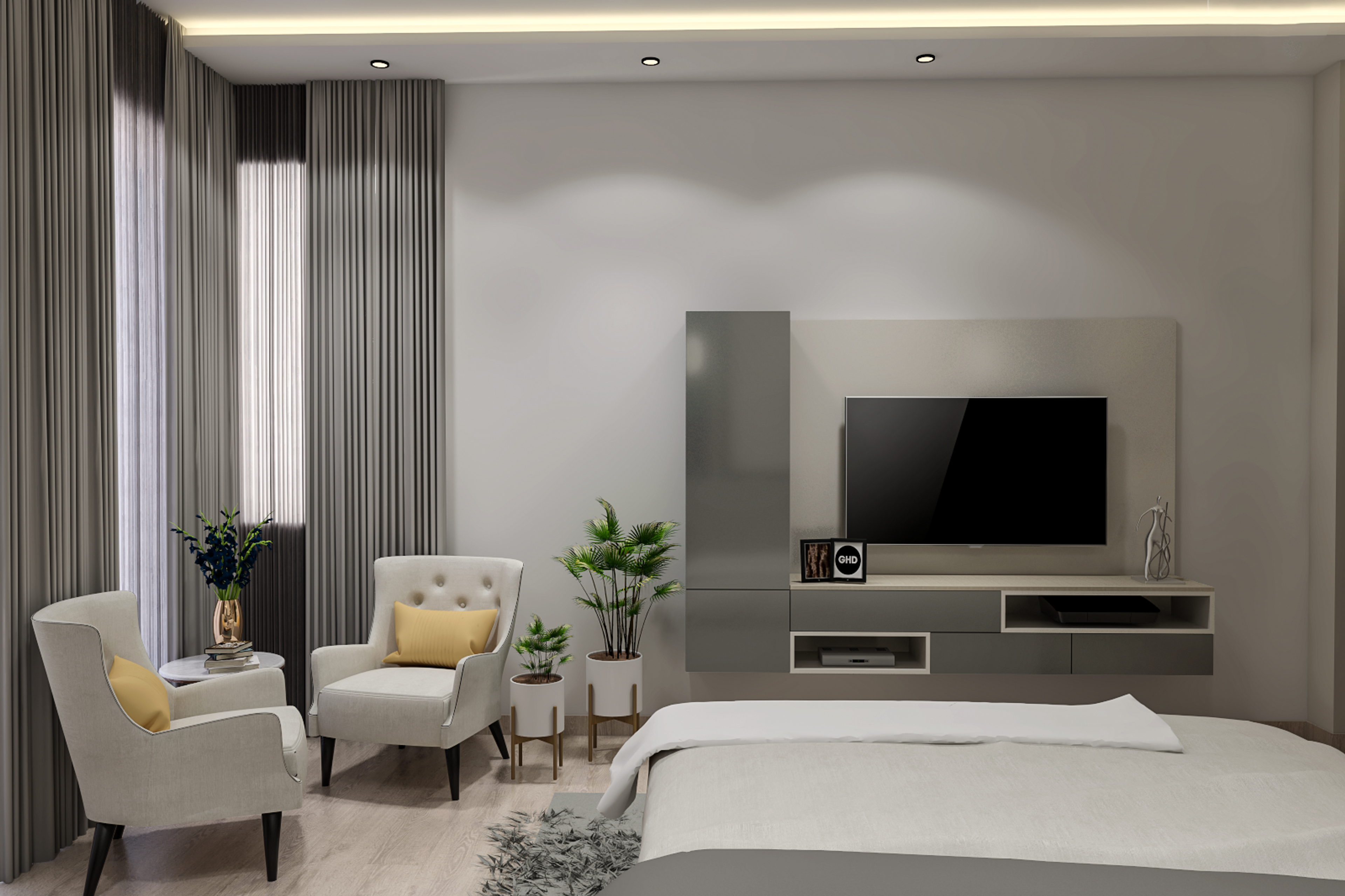 Classic Style Elegant Master Bedroom - Livspace