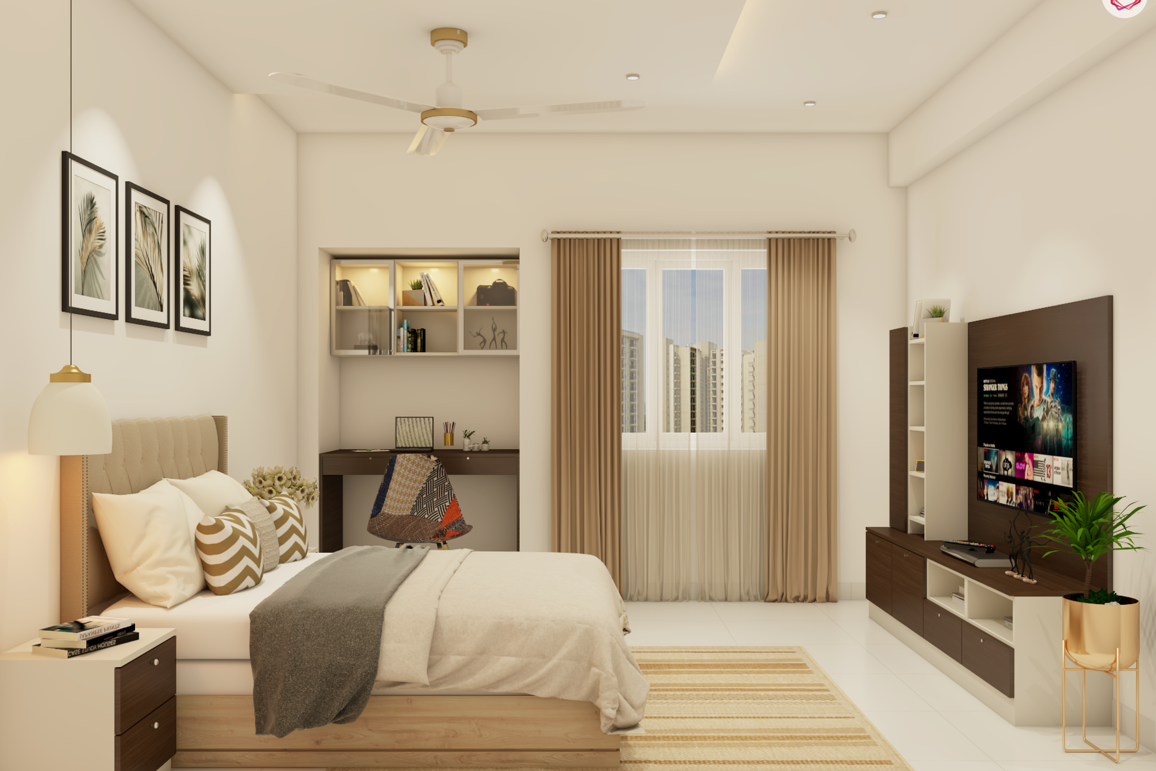 Modern Master Bedroom - Livspace