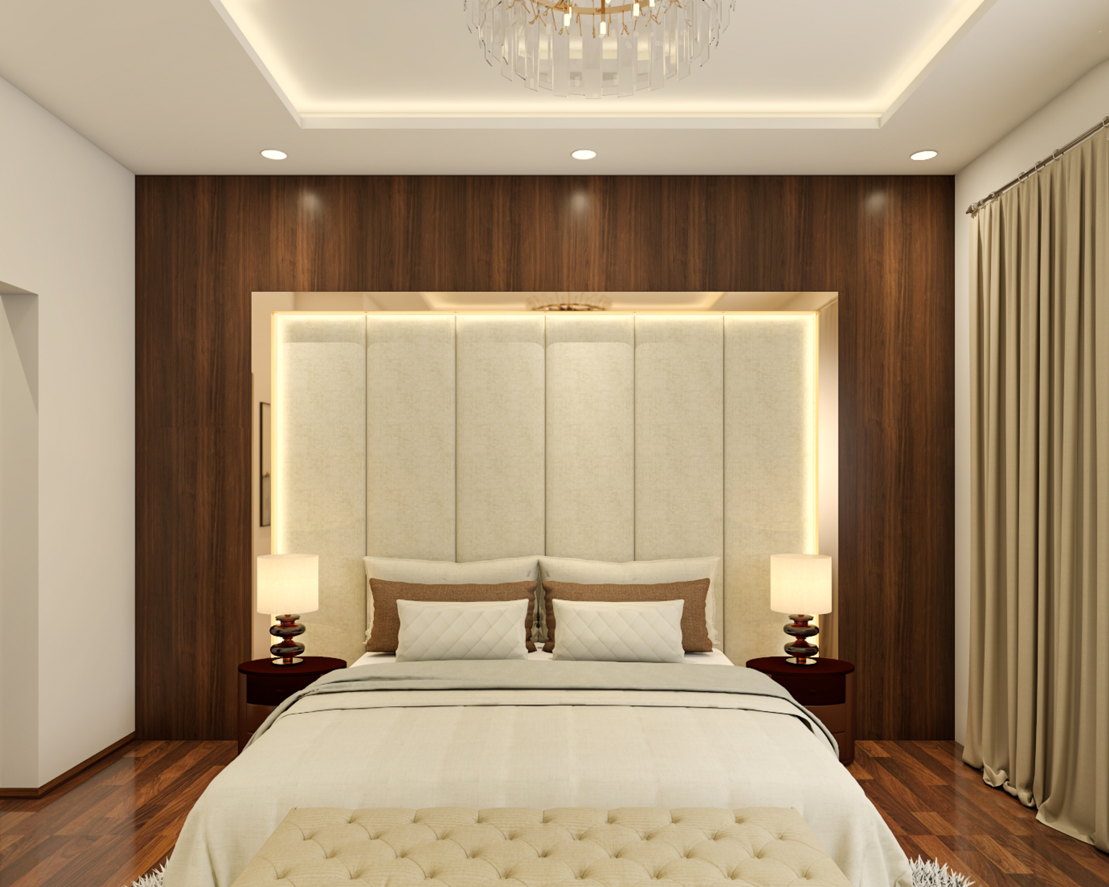 Modern Master Bedroom - Livspace