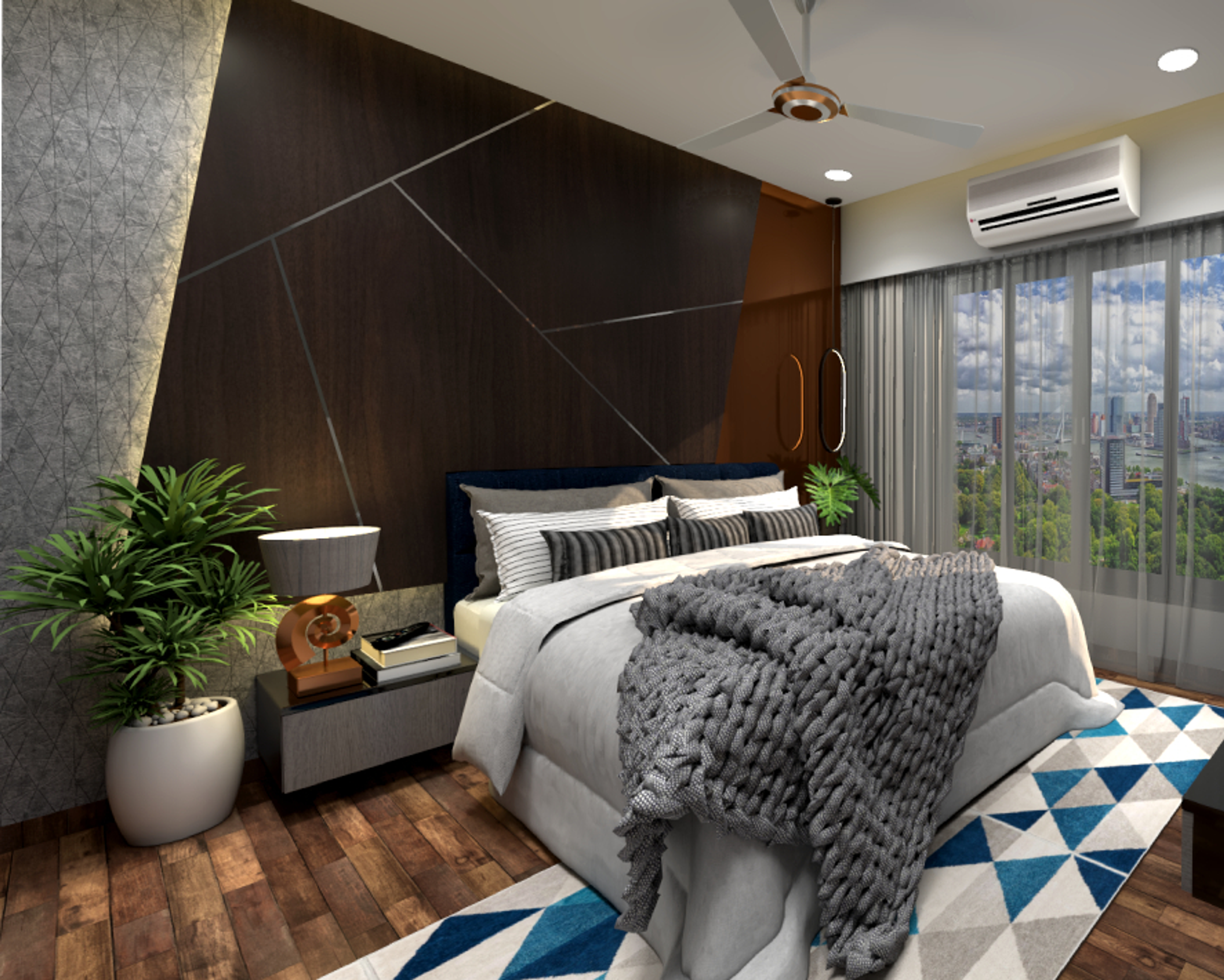 Modern Master Bedroom - Livspace