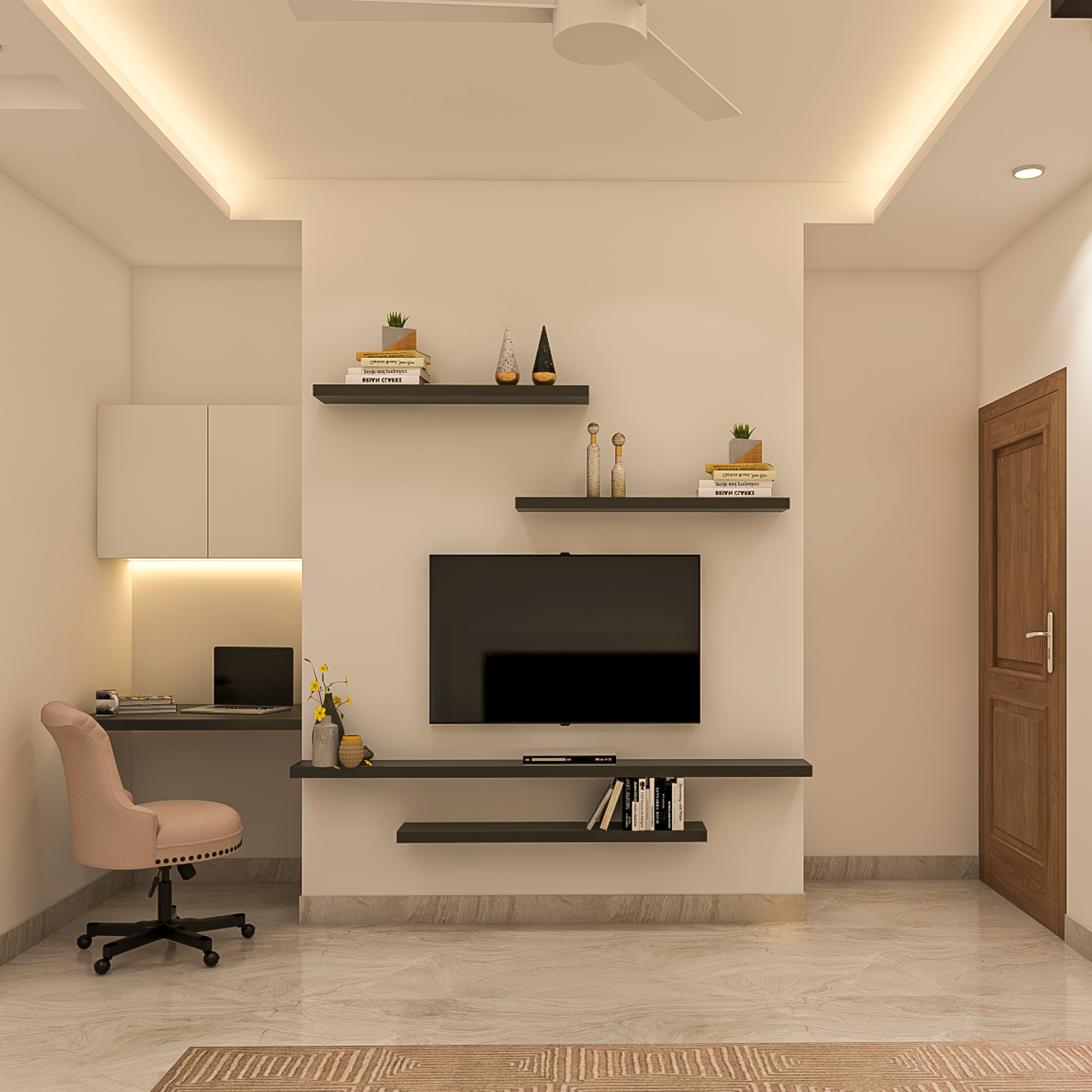 Modern Styled Spacious Master Bedroom