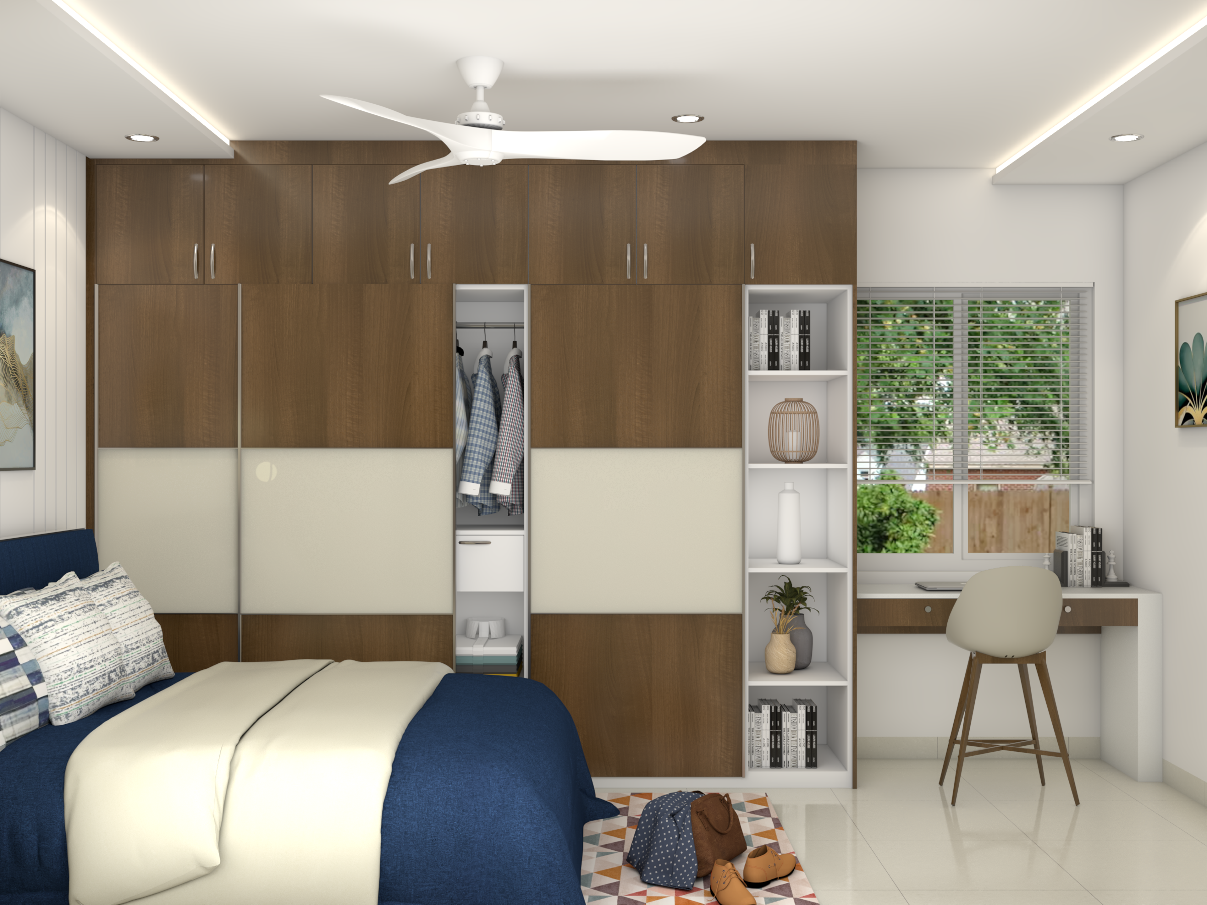 Contemporary Master Bedroom - Livspace