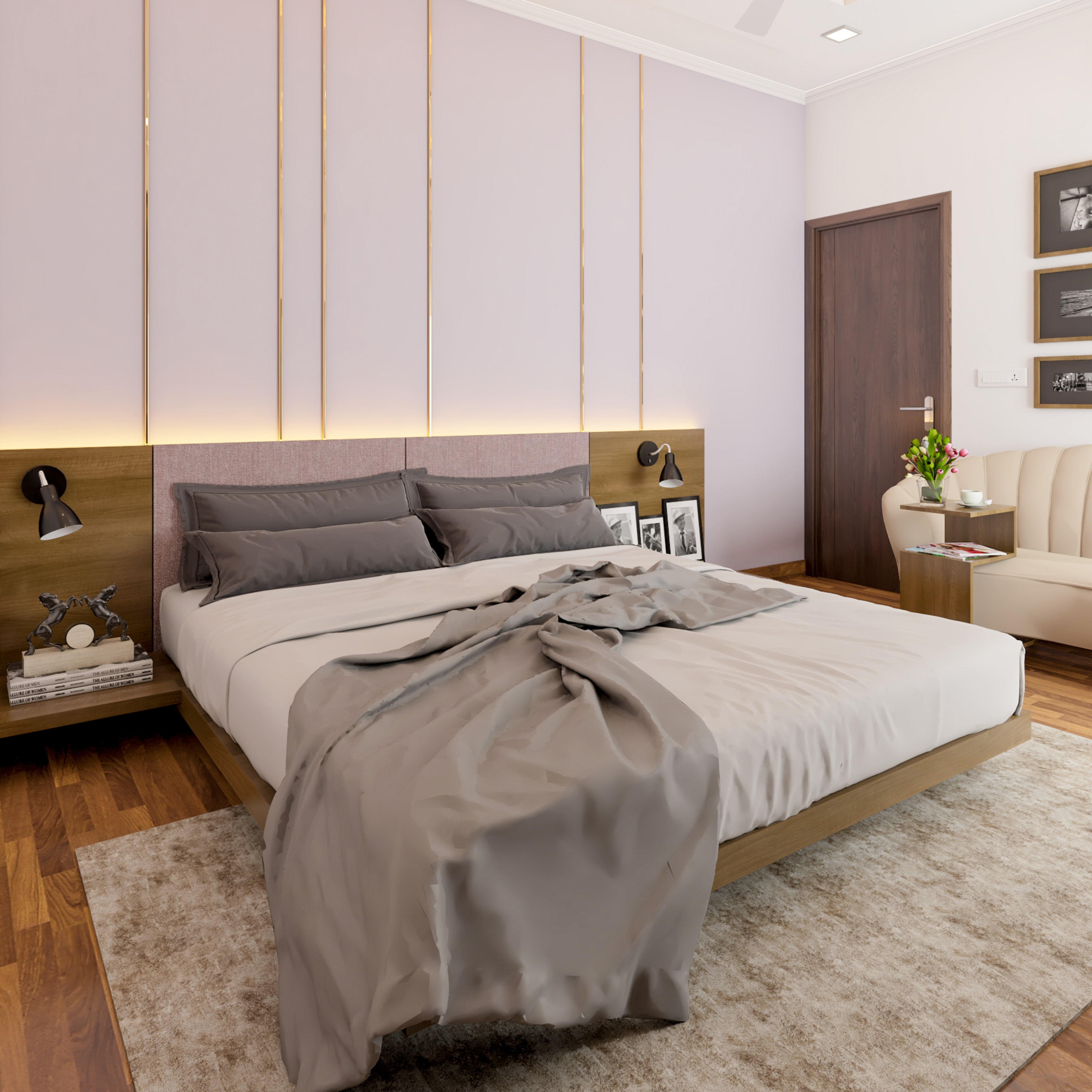 Modern Master Bedroom - Livspace