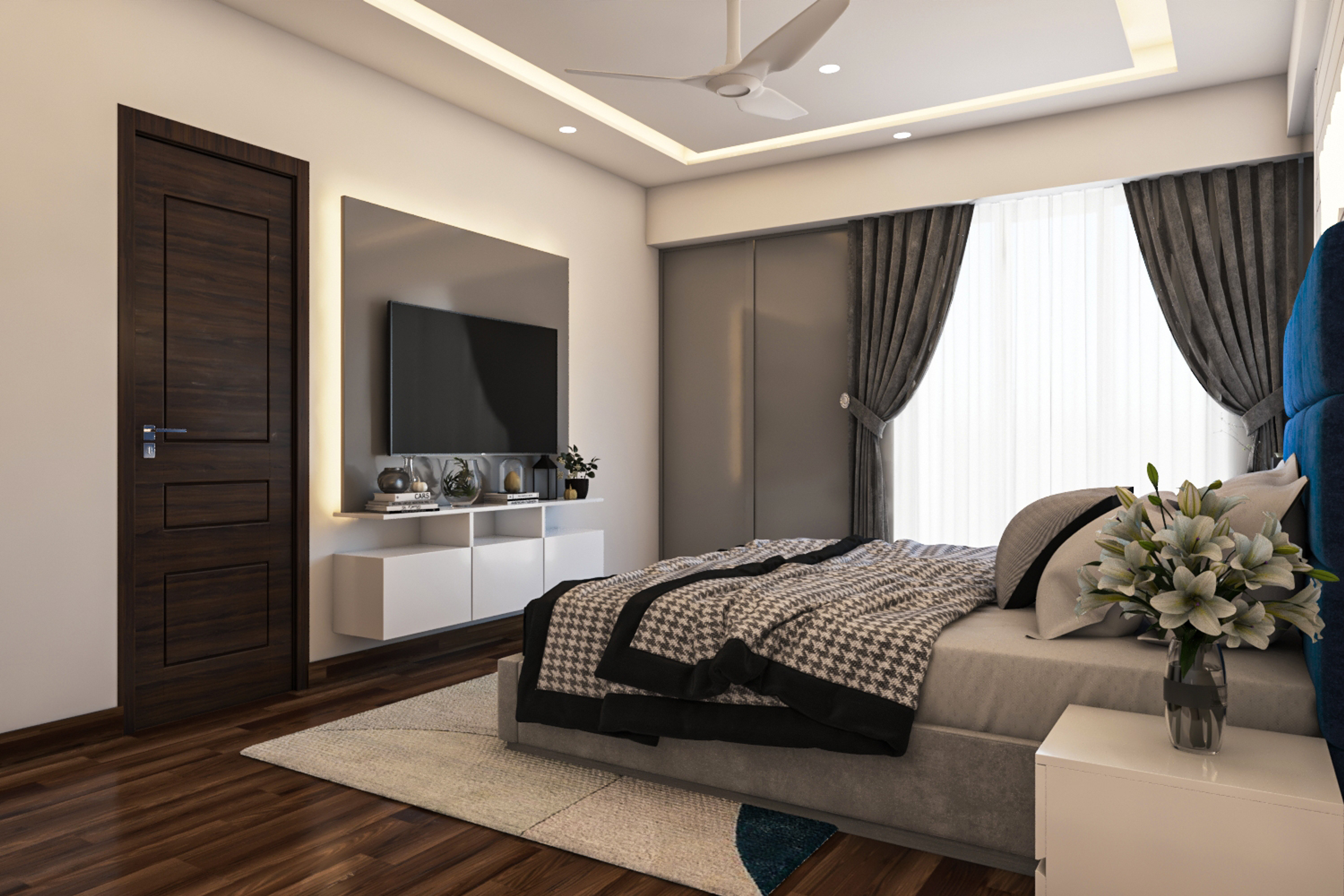 Modern Master Bedroom - Livspace