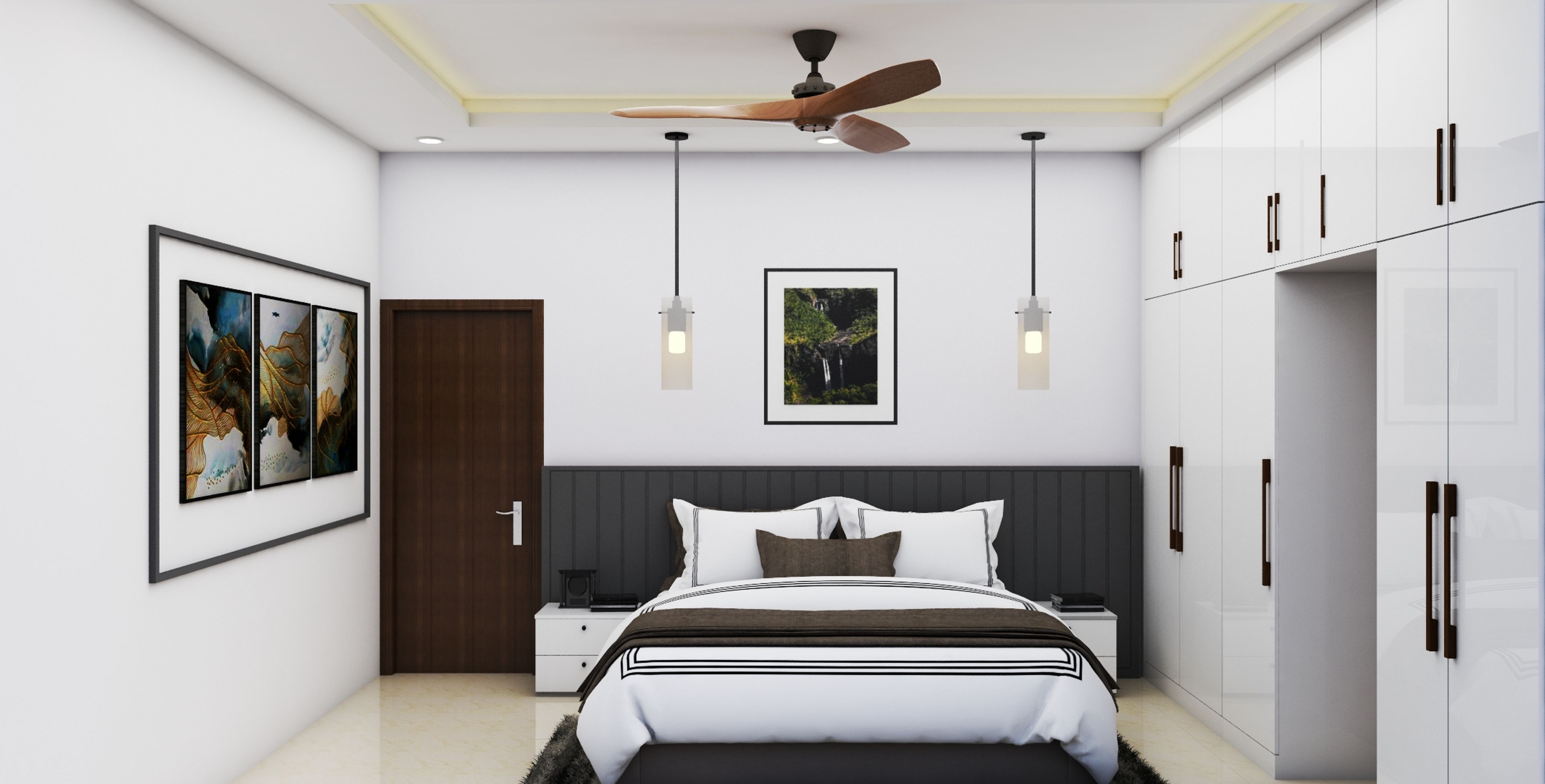 Modern Master Bedroom - Livspace