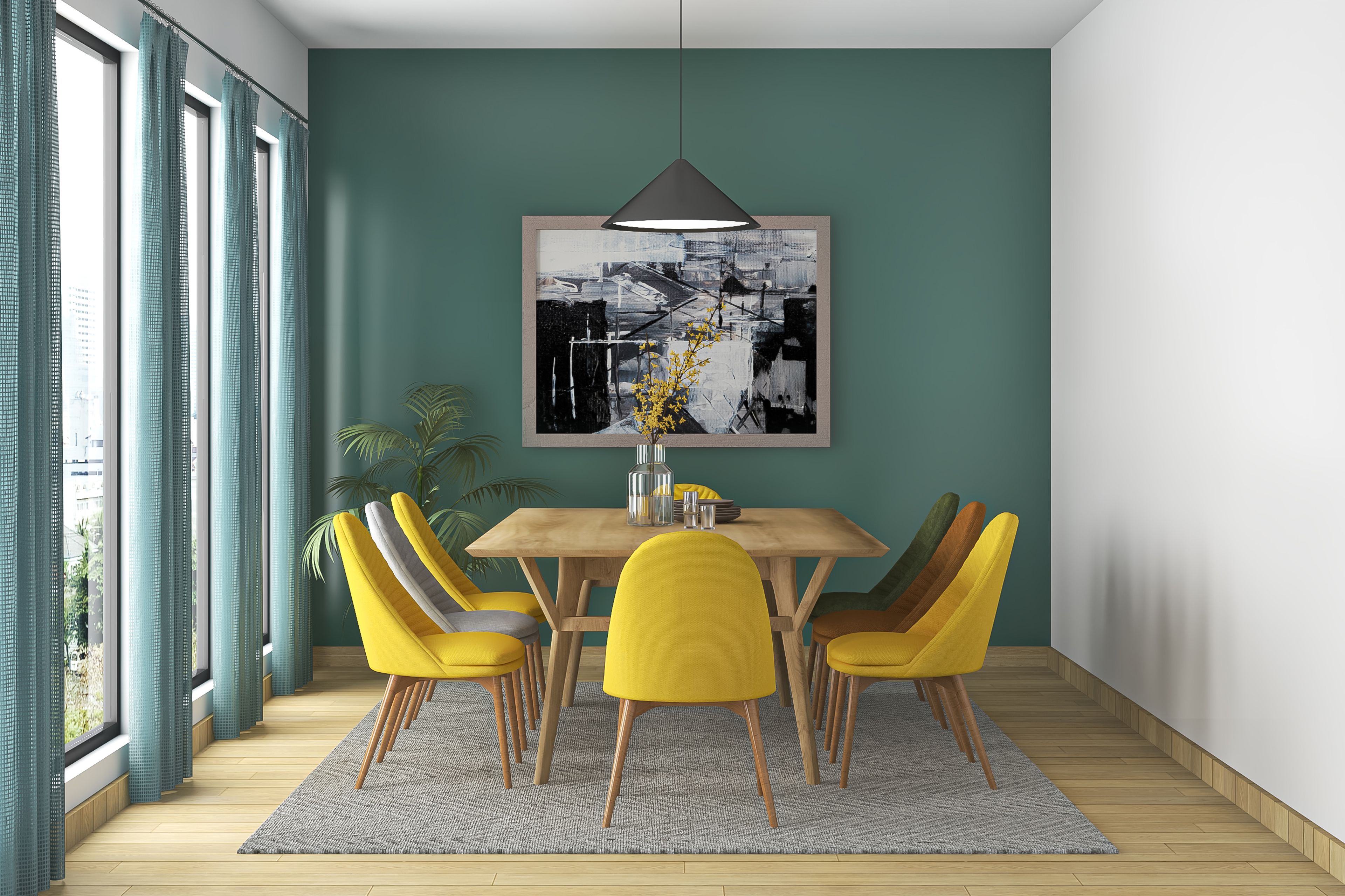 Modern Spacious Dining Room Ideas