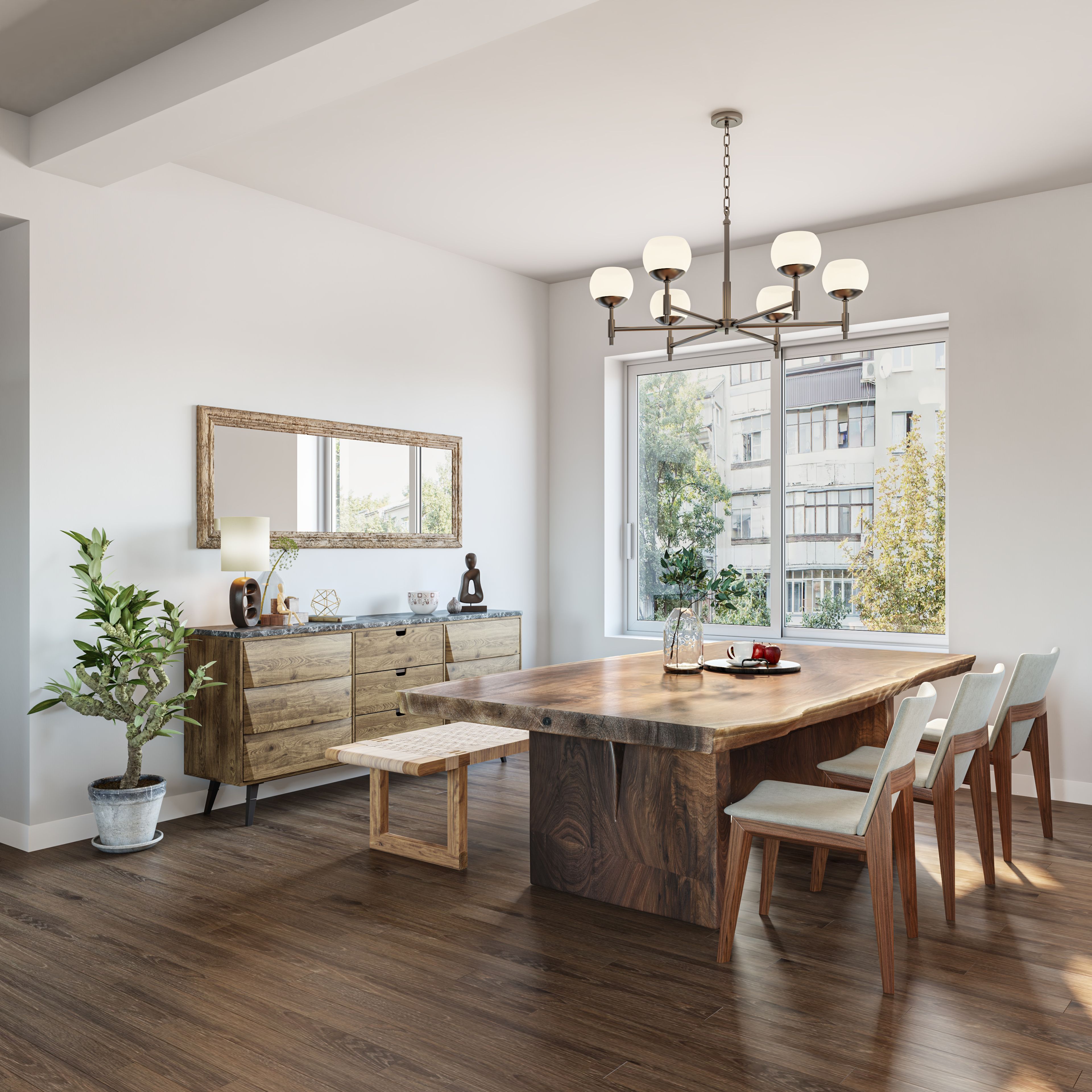 Rustic & Spacious Dining Room
