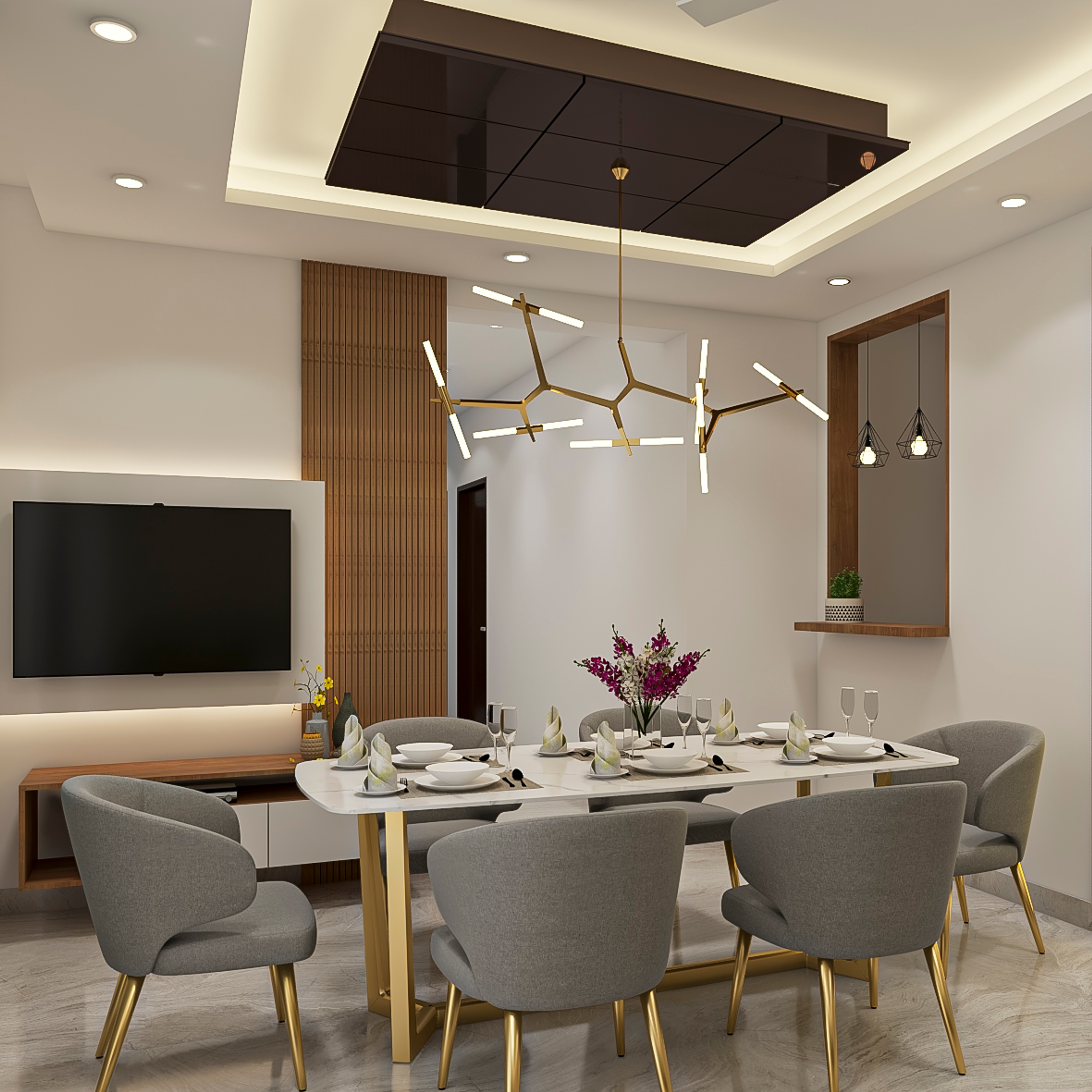 Spacious Dining Hall