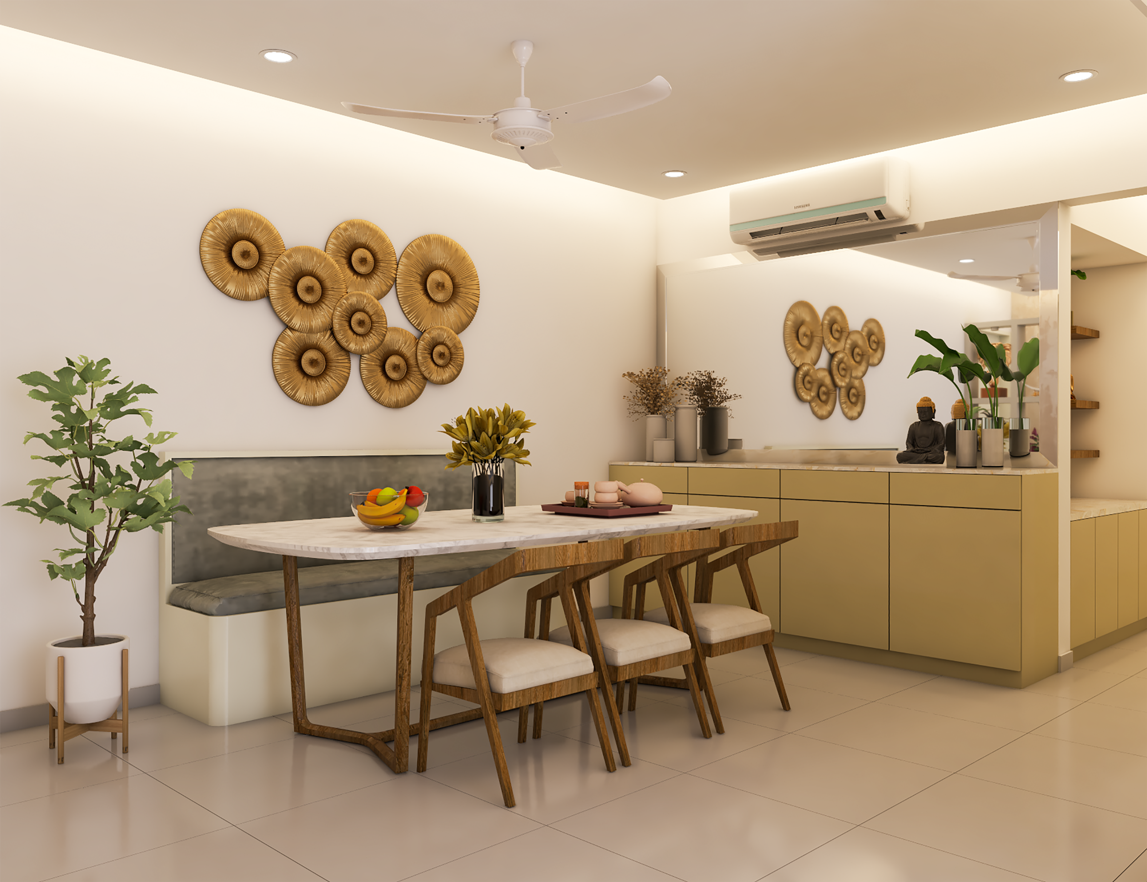 Modern Six-Seater Dining Room Ideas