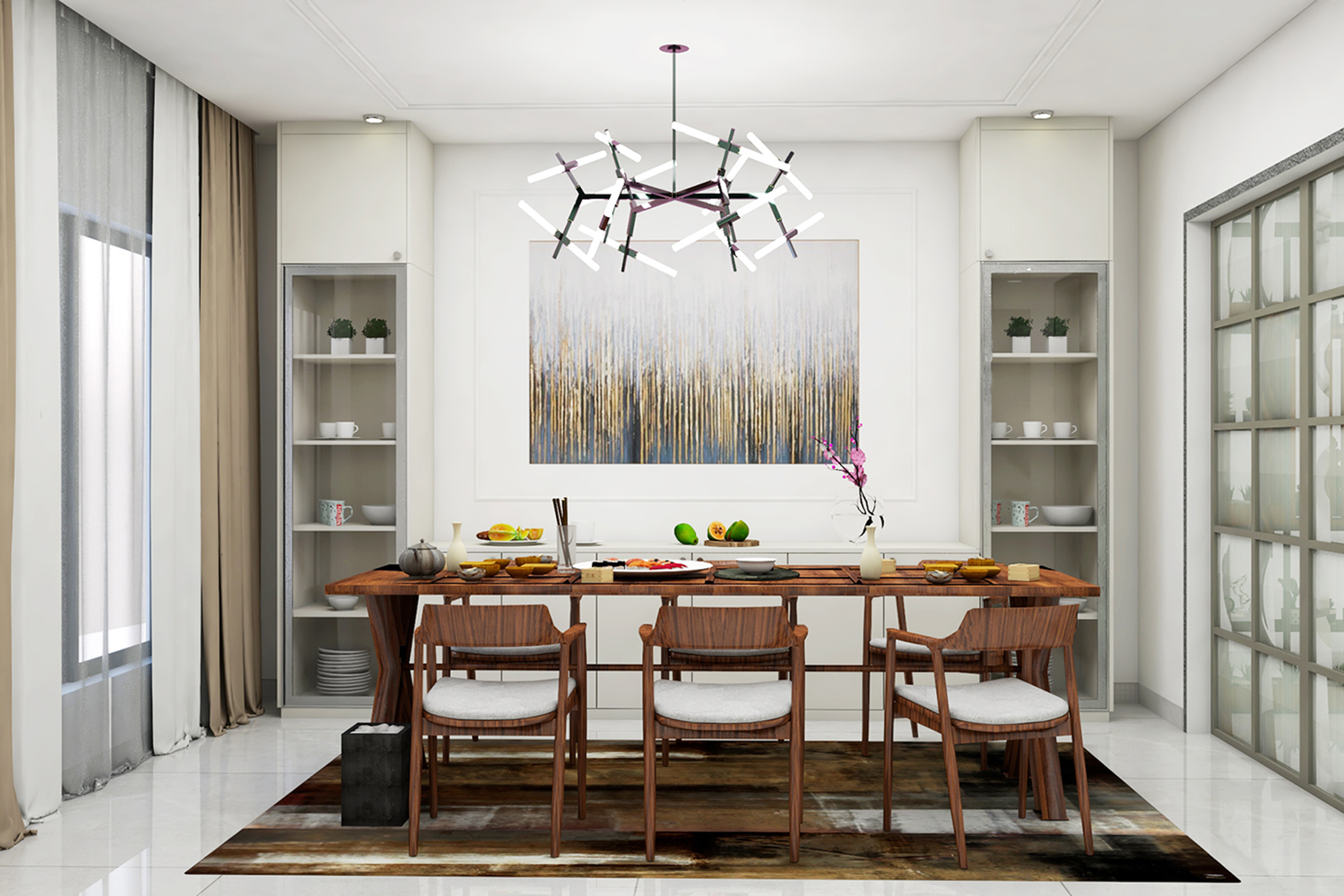Bright and Spacious Family Dining Ideas - Livspace