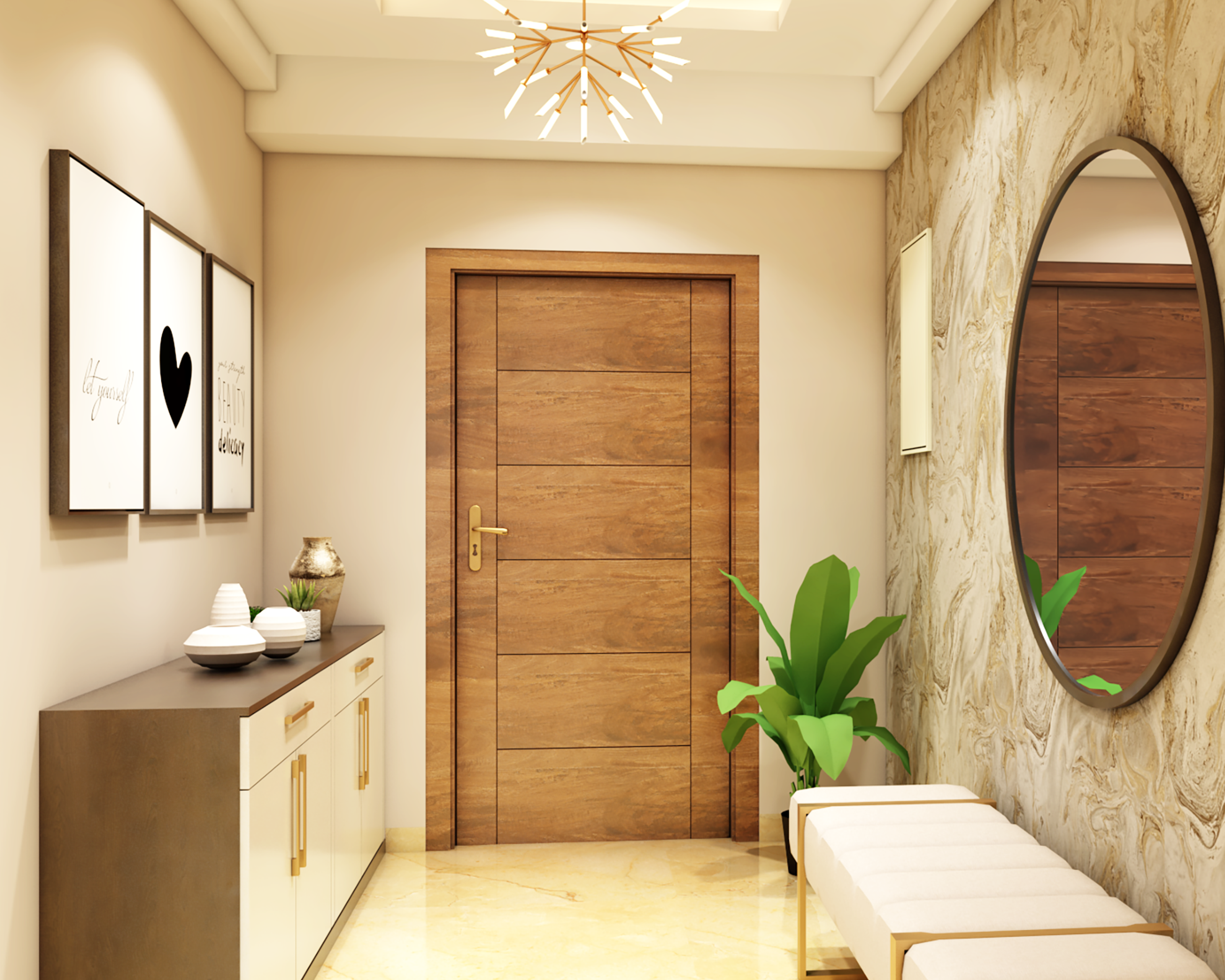 Compact Foyer Design