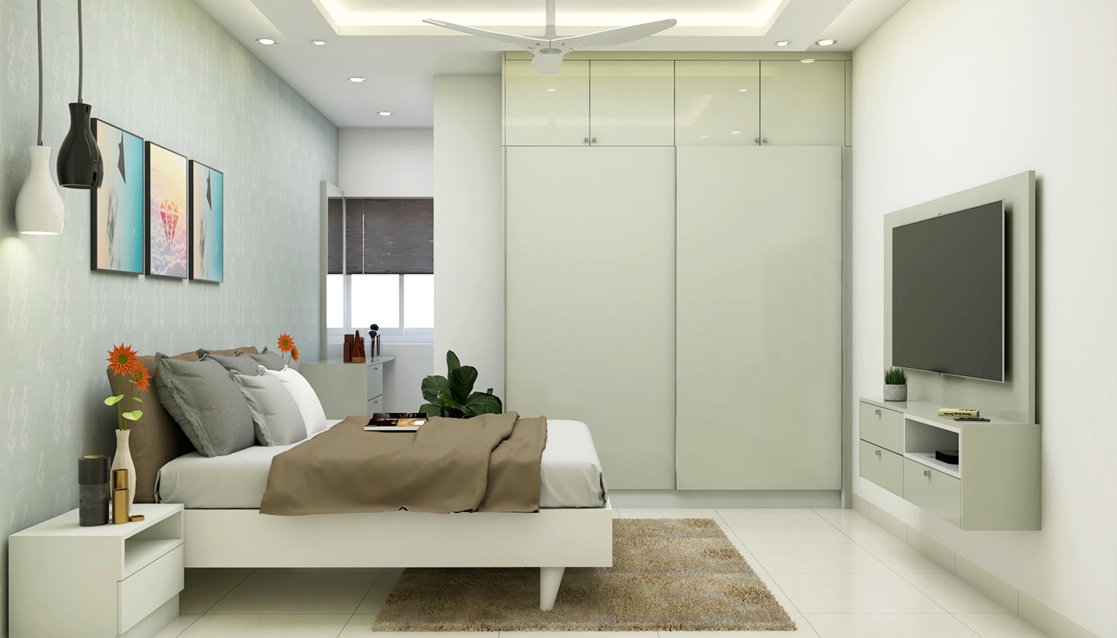 Minimalistic & Spacious Guest Room Ideas