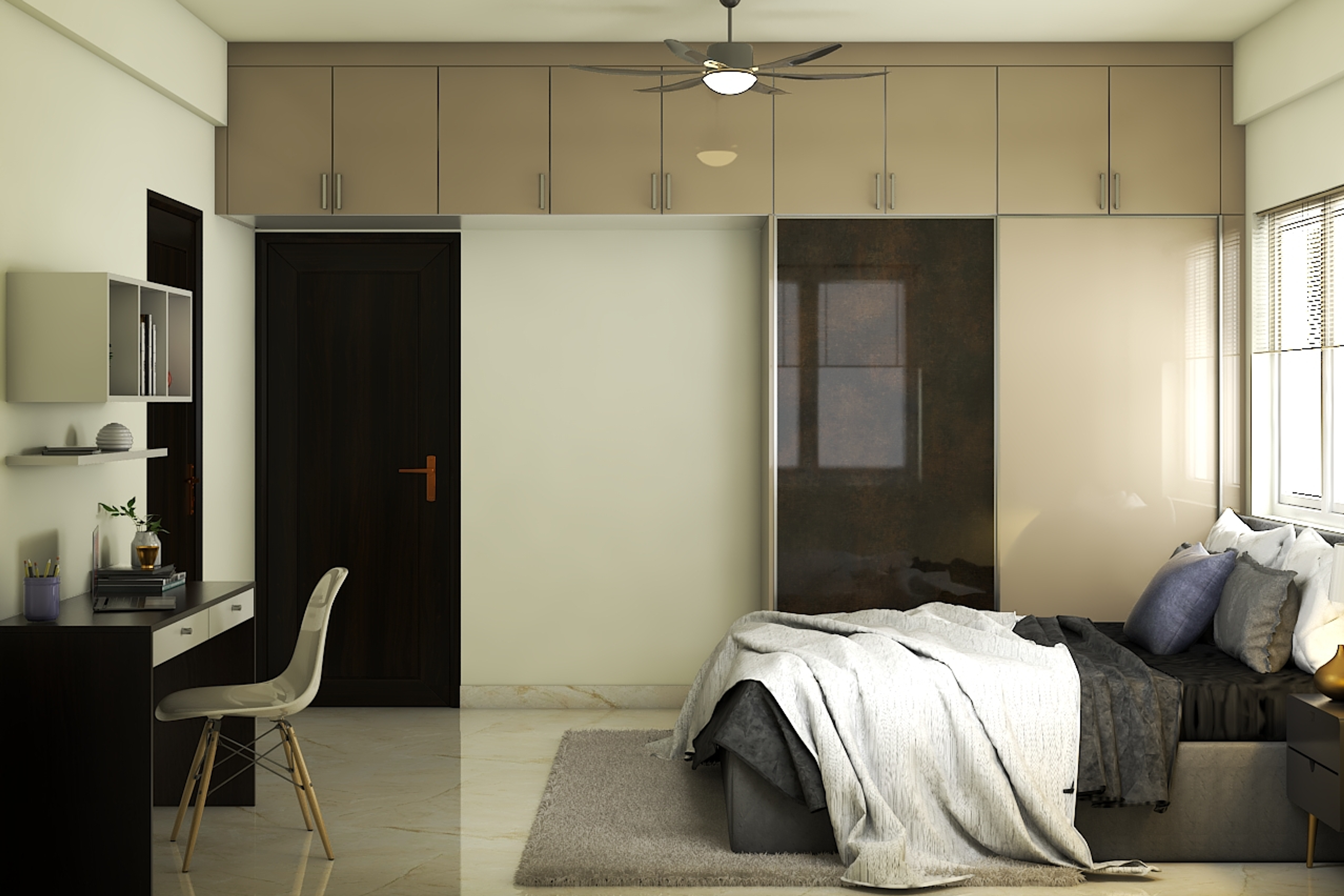 Spacious Guest Room With Minimal Elements